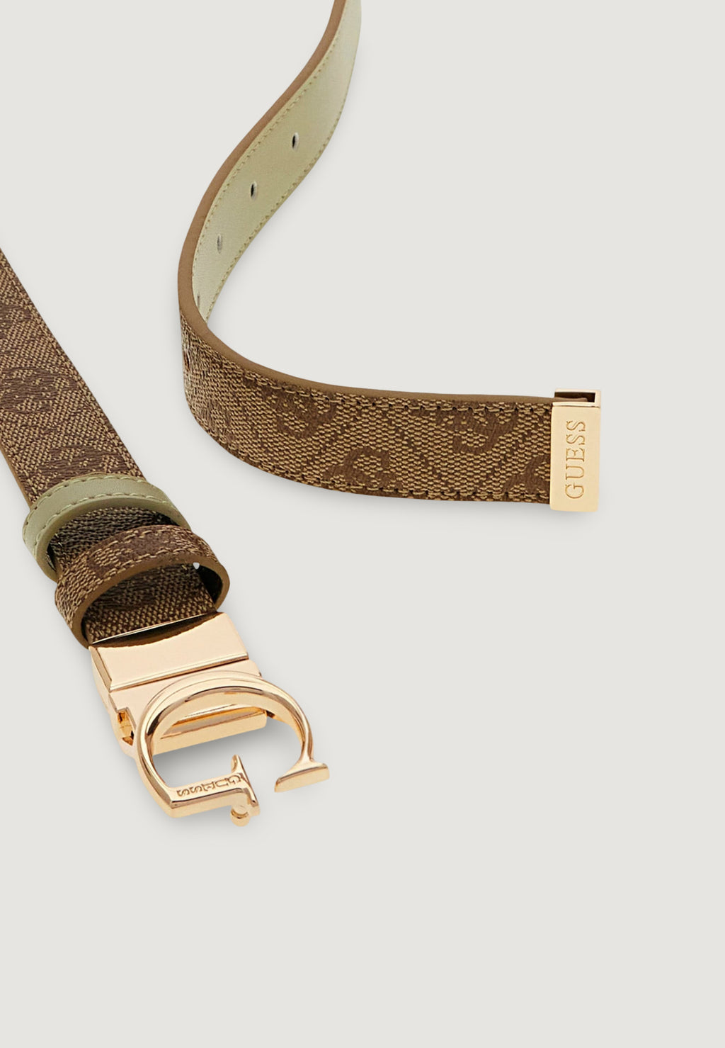 Cinta Guess LEONA LOGO NOT ADJ & REVRS H25