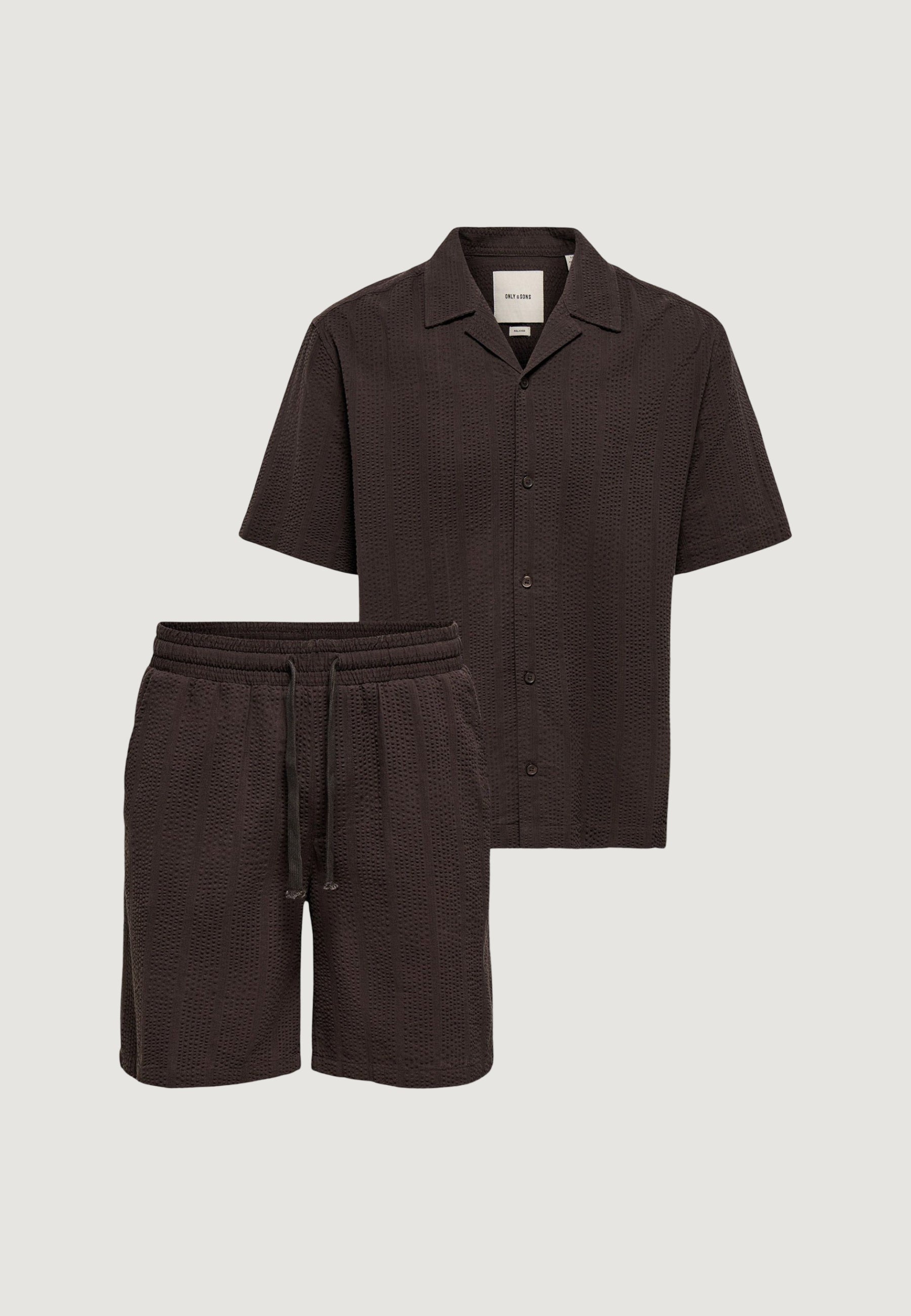 Short set Only & Sons ONSCRUZ RLX SEERSUCKER SET