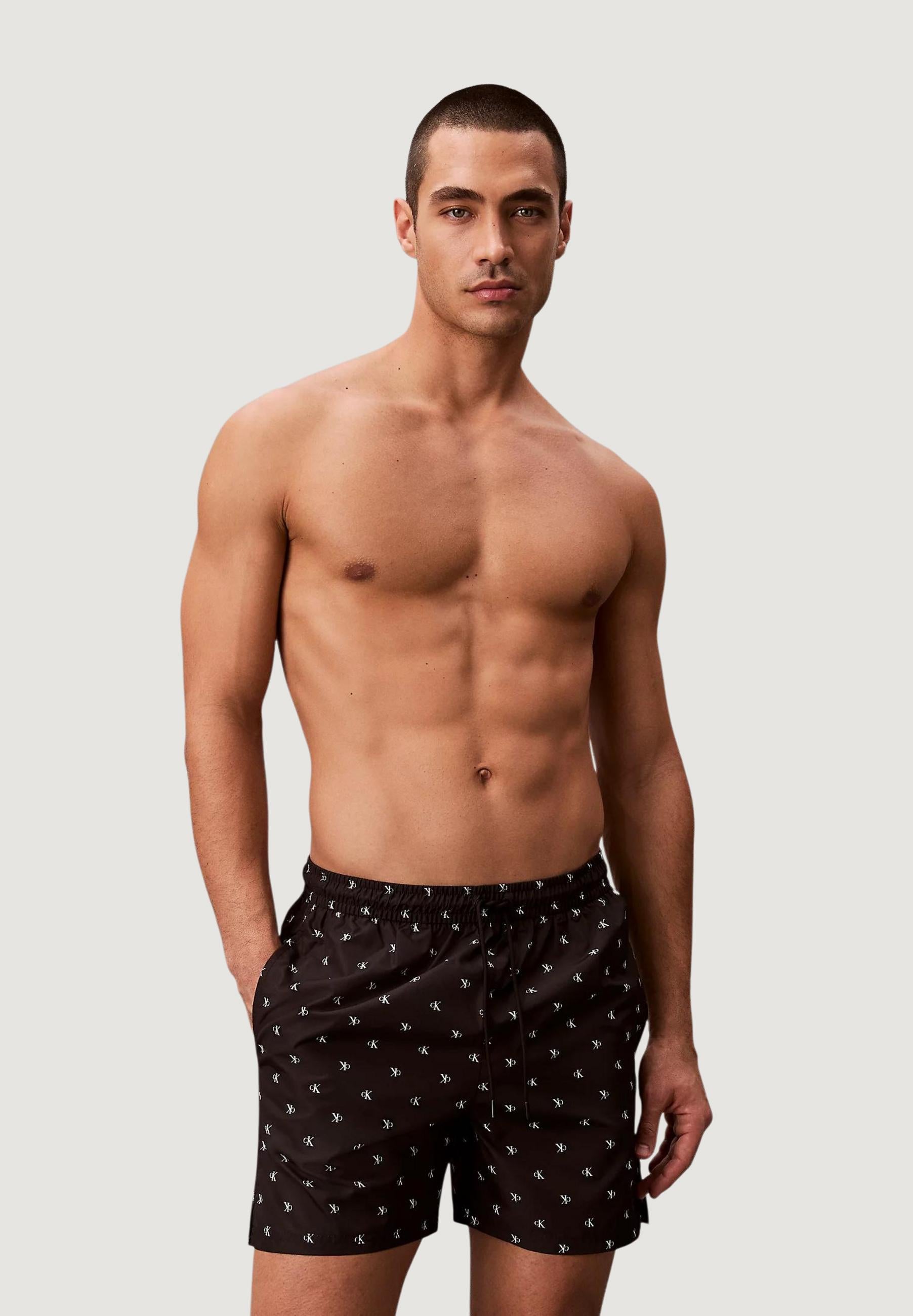 Costume boxer Calvin Klein Jeans MEDIUM DRAWSTRING COVERED WAISTB