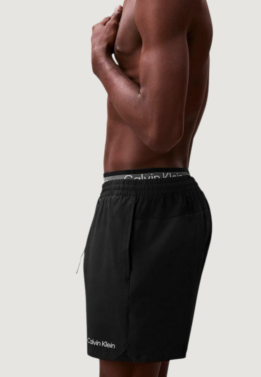 Costume boxer Calvin Klein Jeans MEDIUM DRAWSTRING DOUBLE WAISTBA