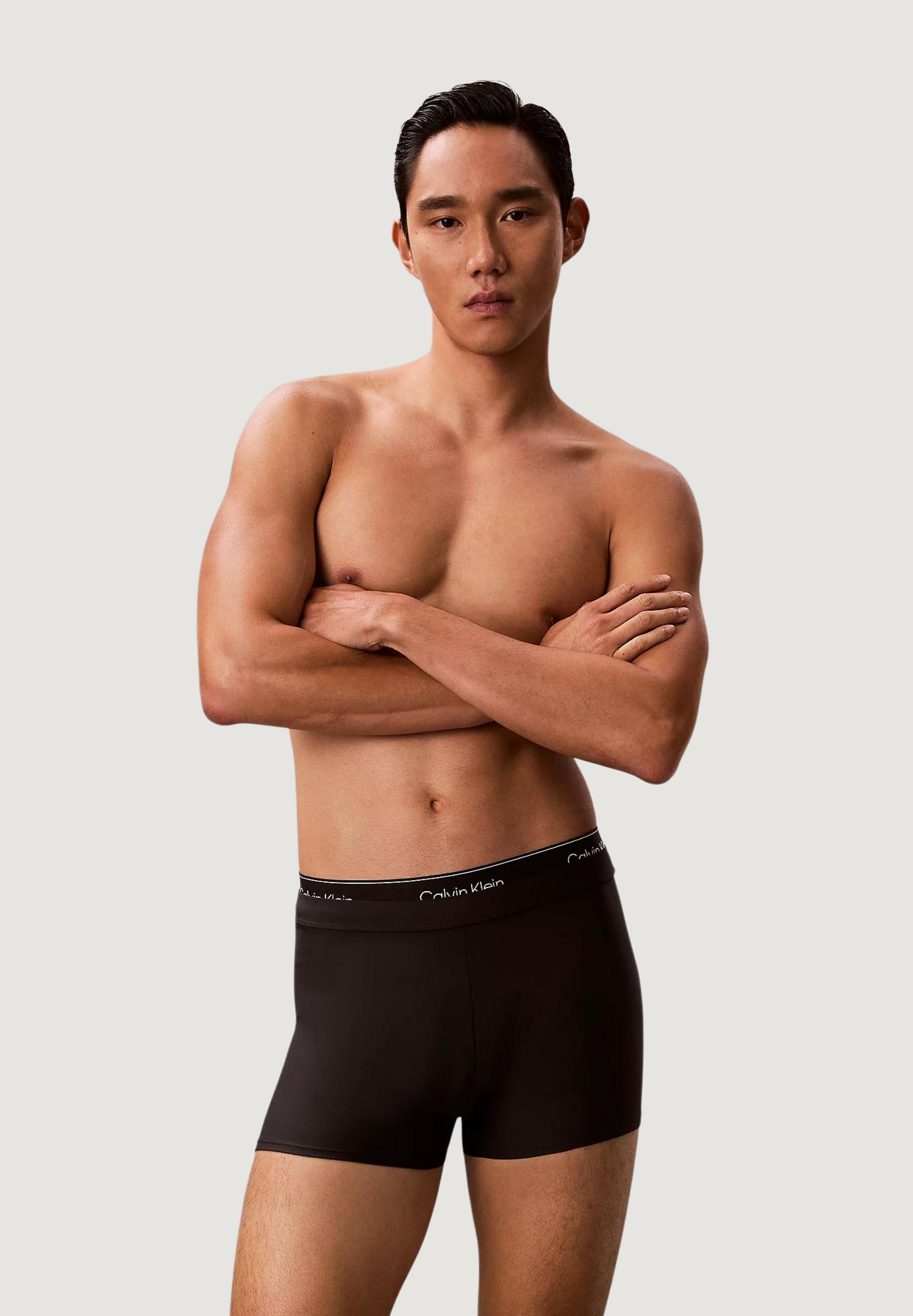 Costume boxer Calvin Klein Jeans TRUNK DOUBLE WAISTBAND