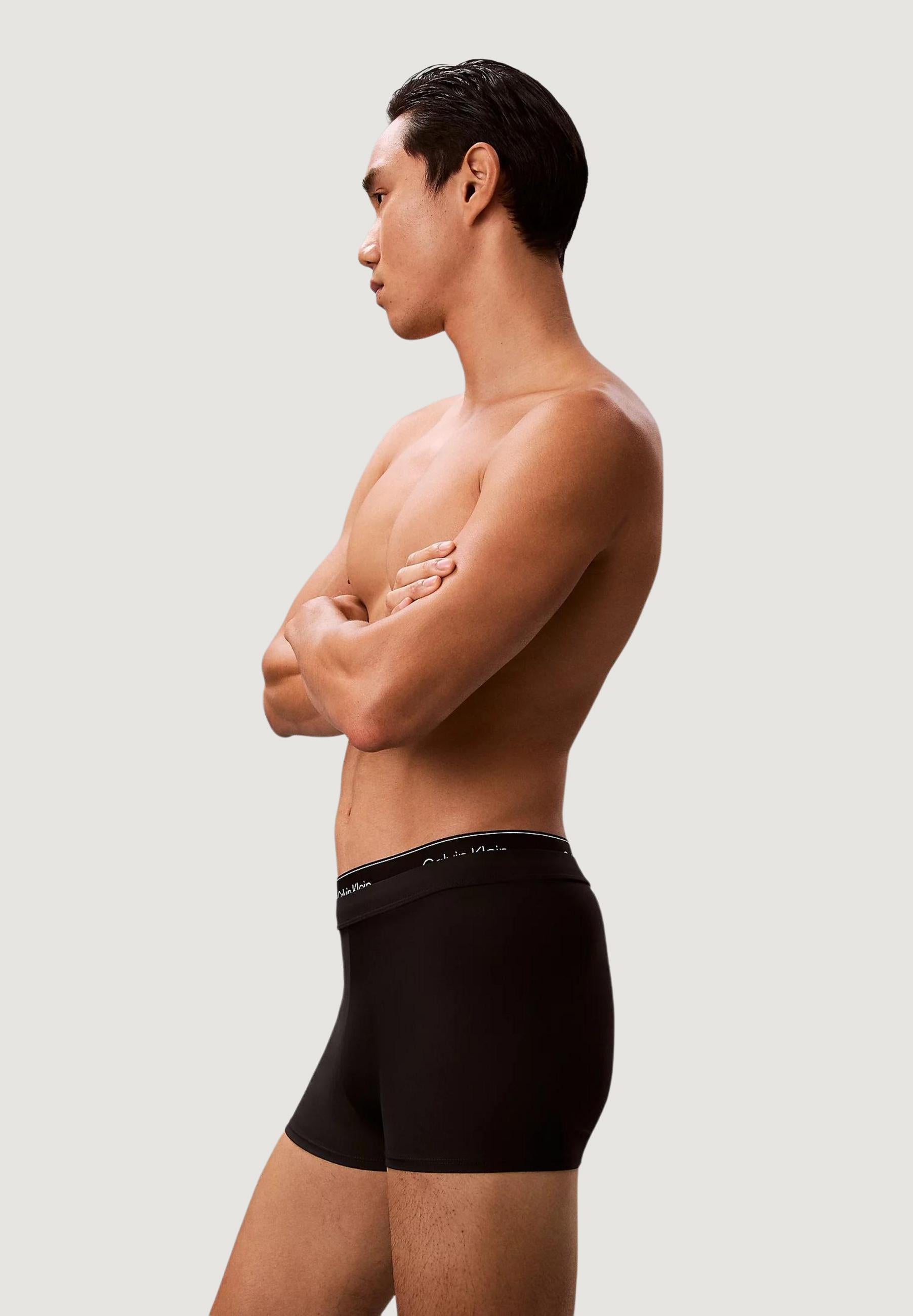 Costume boxer Calvin Klein Jeans TRUNK DOUBLE WAISTBAND