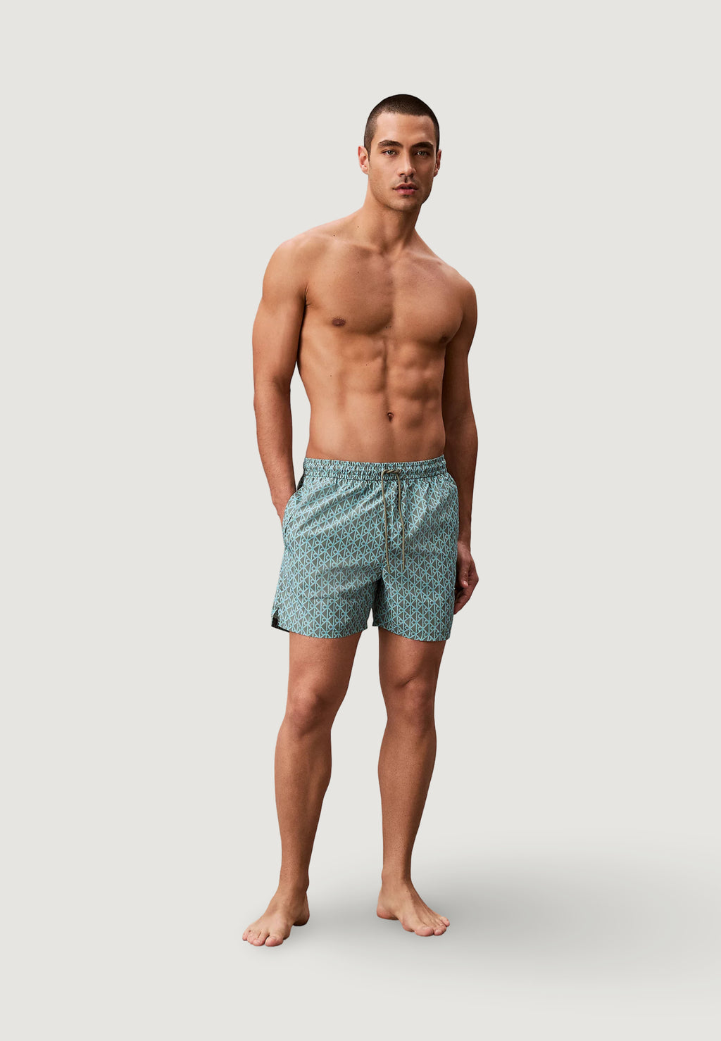 Costume boxer Calvin Klein Jeans MEDIUM DRAWSTRING COVERED WAISTB