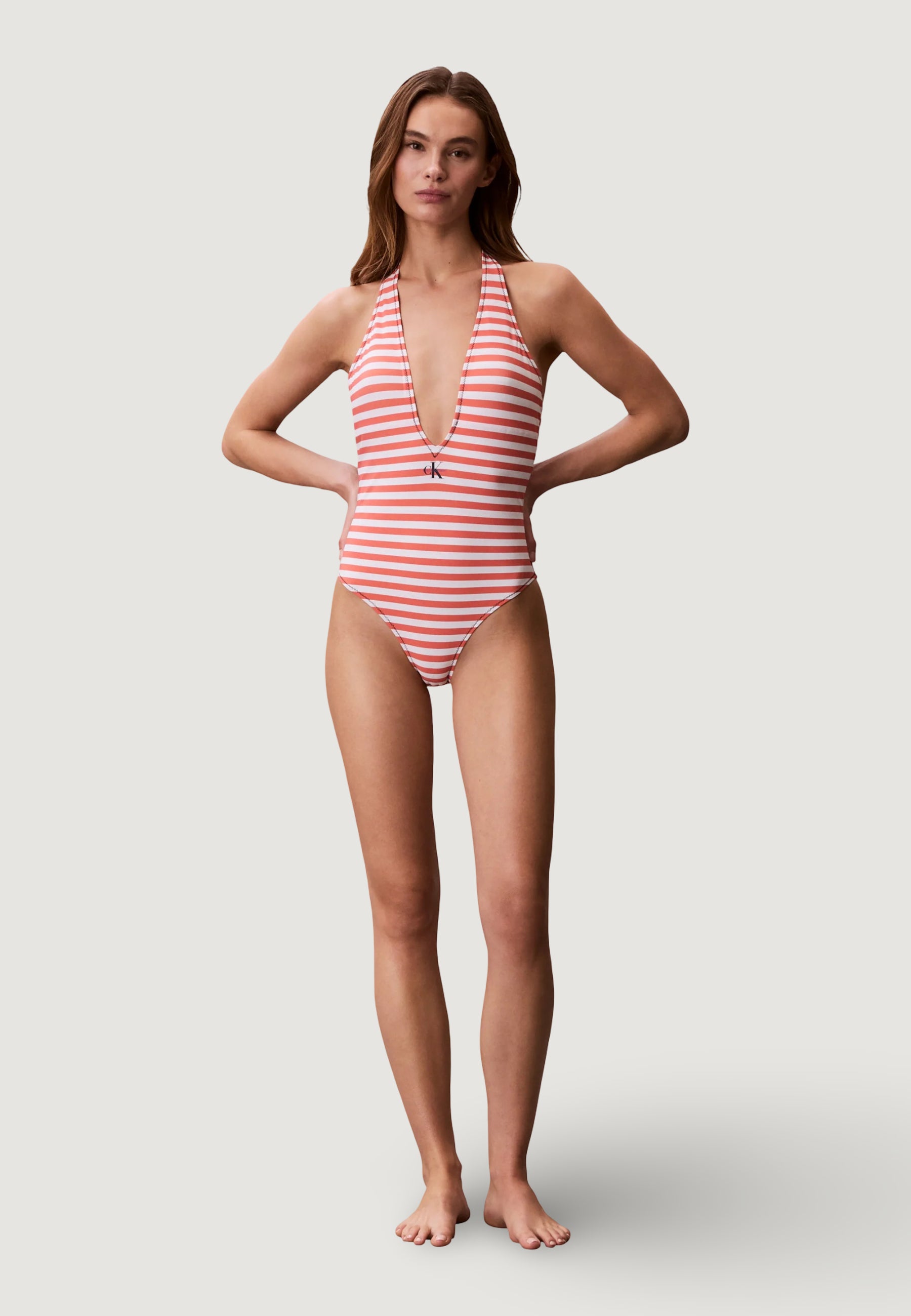 Costume intero Calvin Klein Jeans PLUNGE ONE PIECE