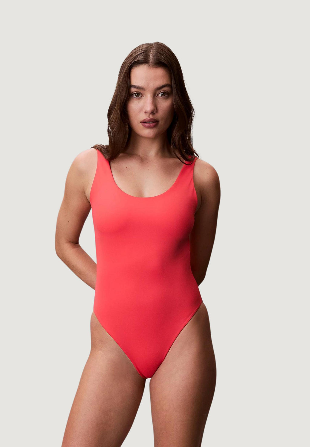 Costume intero Calvin Klein Jeans SCOOP BACK ONE PIECE
