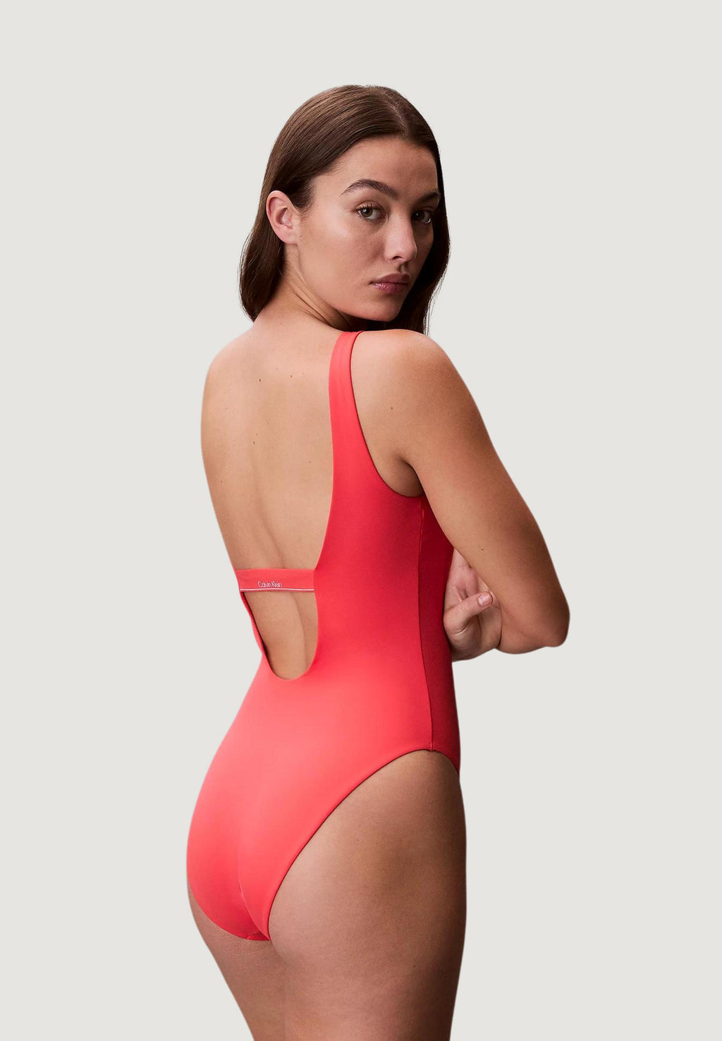Costume intero Calvin Klein Jeans SCOOP BACK ONE PIECE