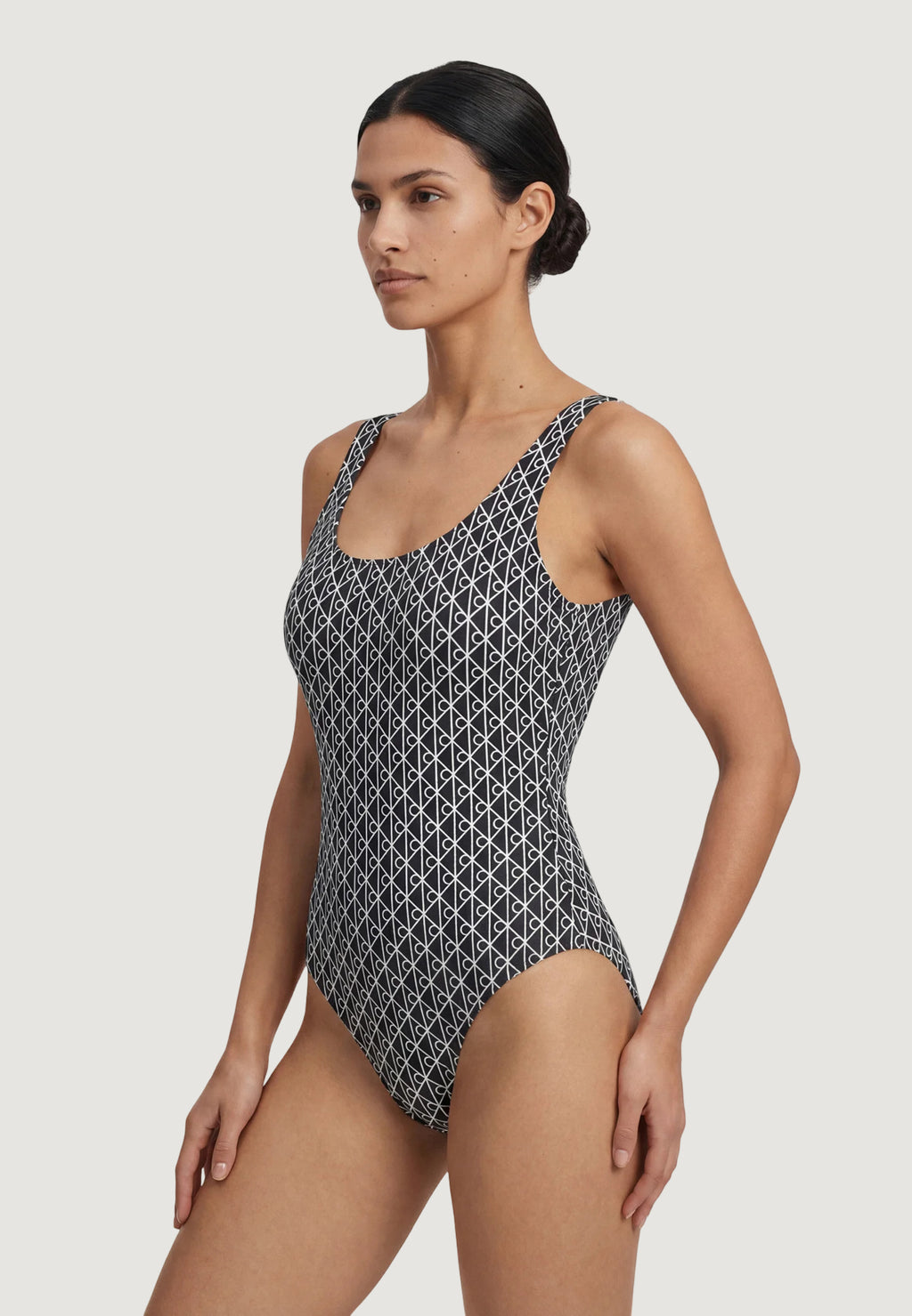 Costume intero Calvin Klein Jeans SCOOP BACK ONE PIECE