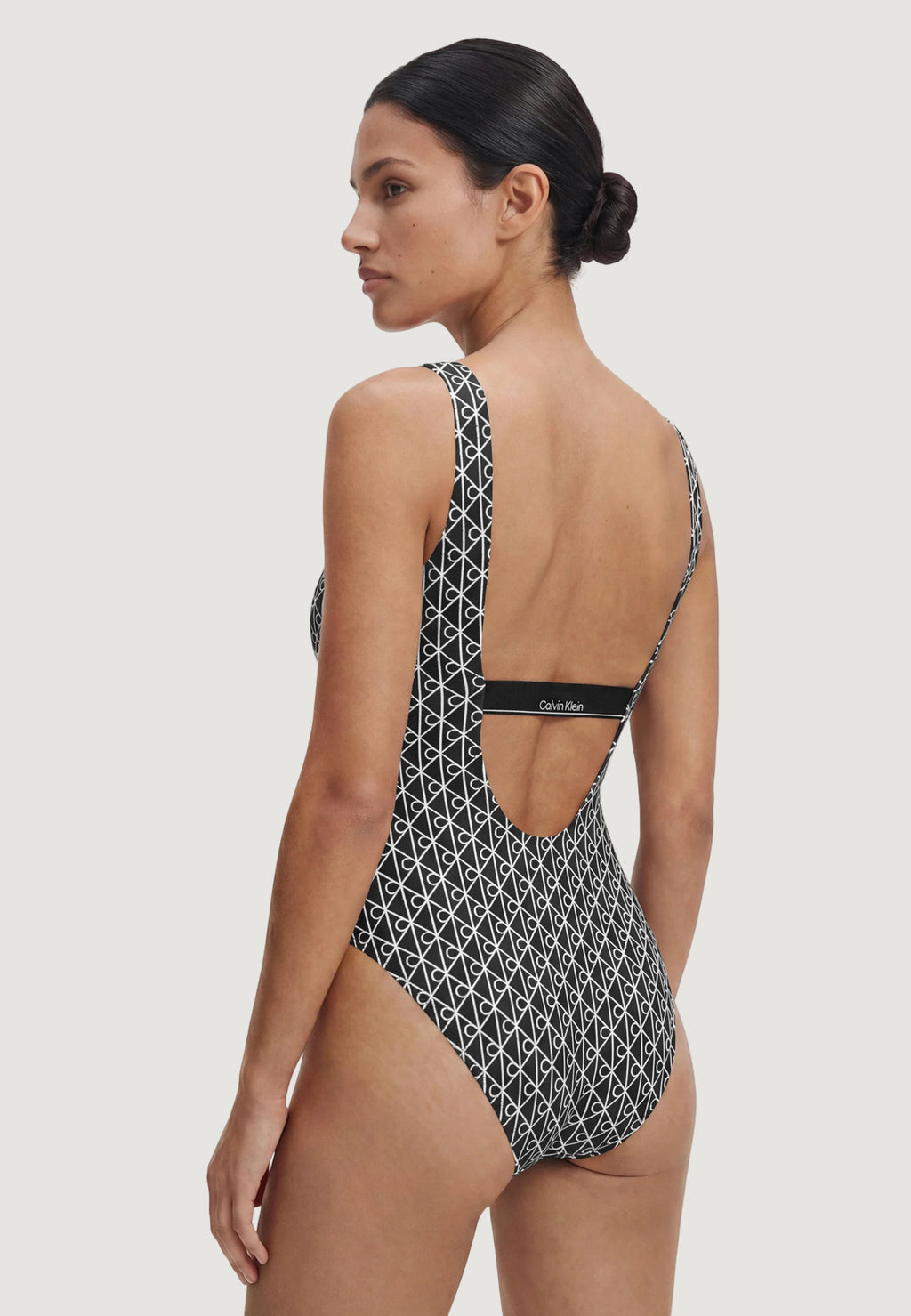 Costume intero Calvin Klein Jeans SCOOP BACK ONE PIECE