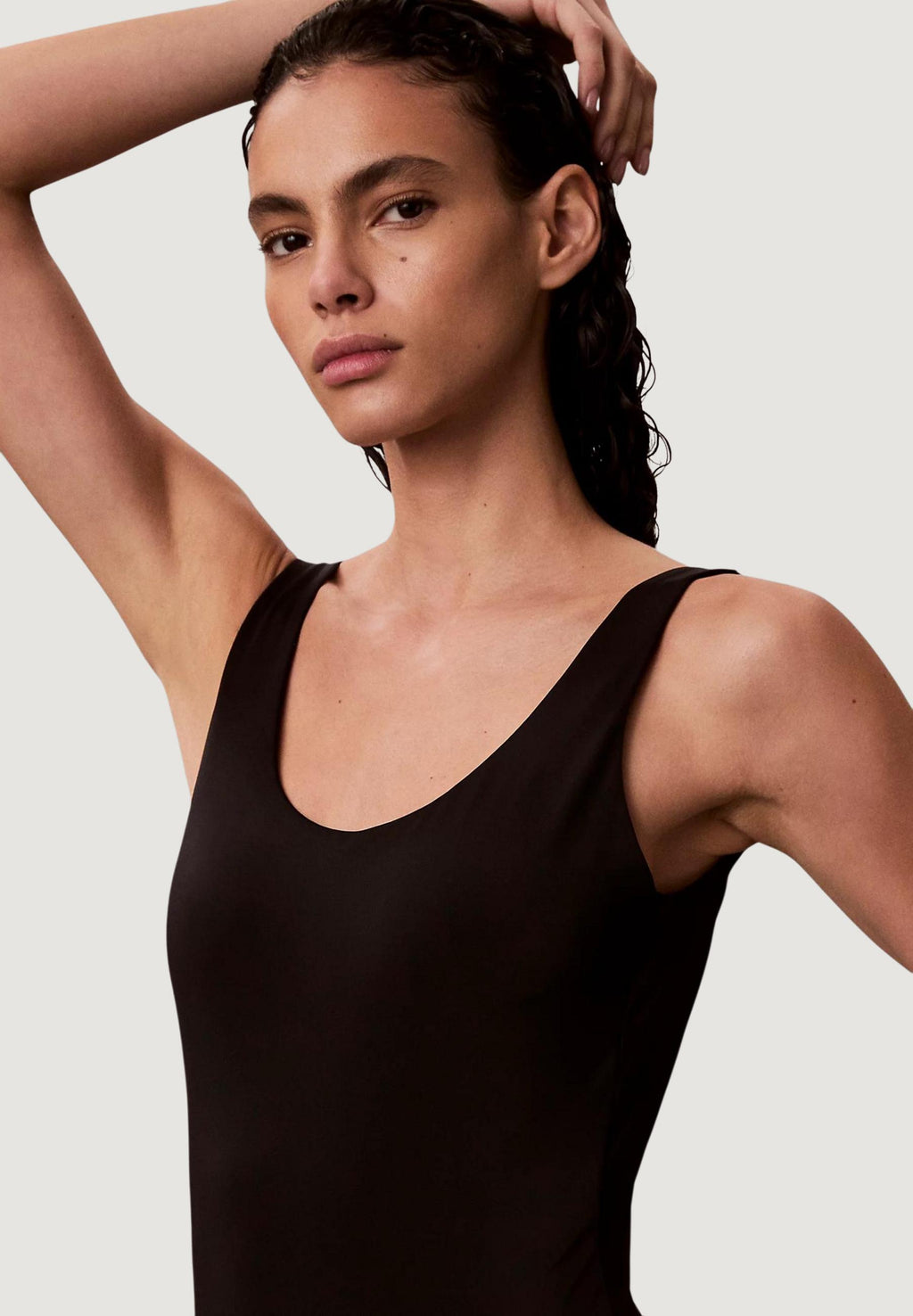 Costume intero Calvin Klein Jeans SCOOP BACK ONE PIECE