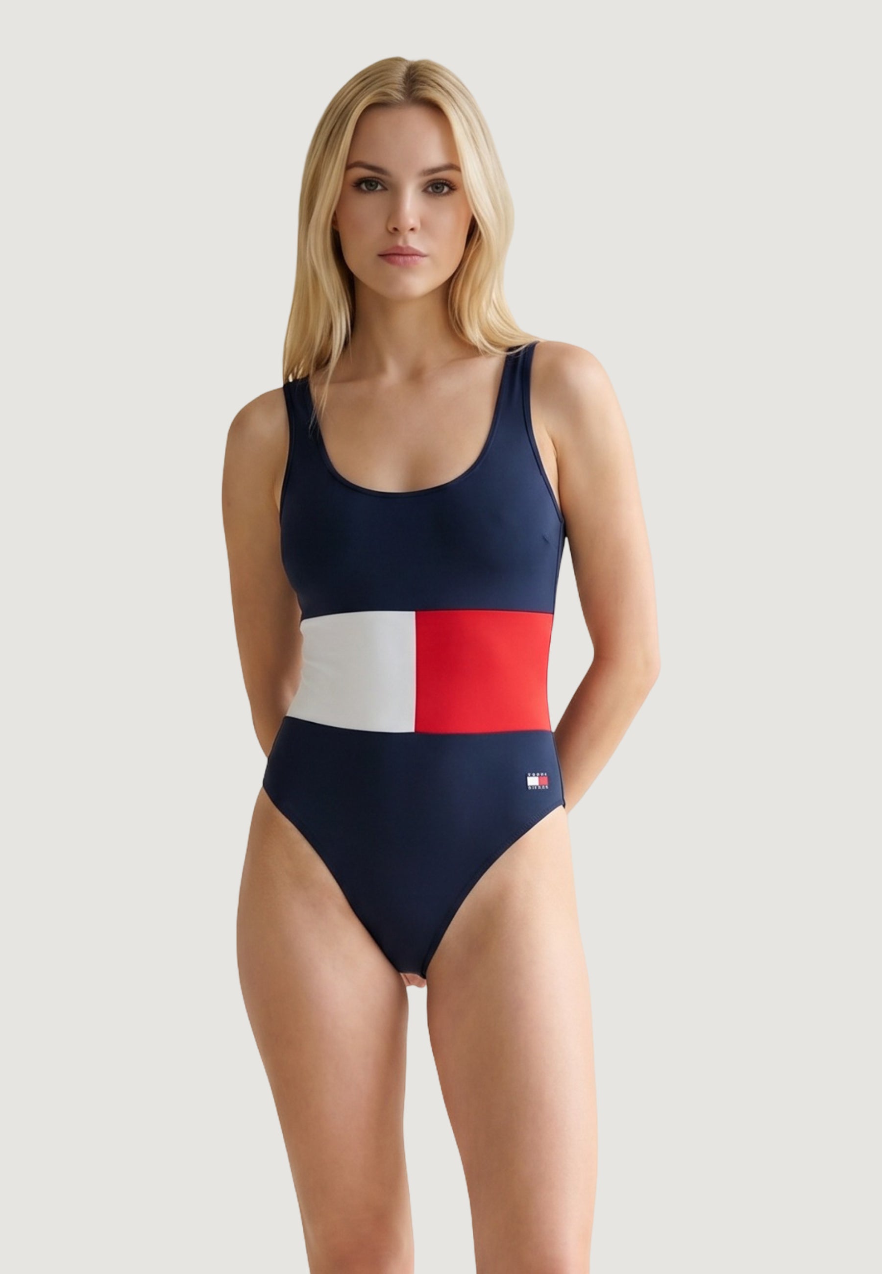 Costume intero Tommy Hilfiger SCOOP (EXT SIZES)