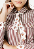 Ties I am aurora print tie