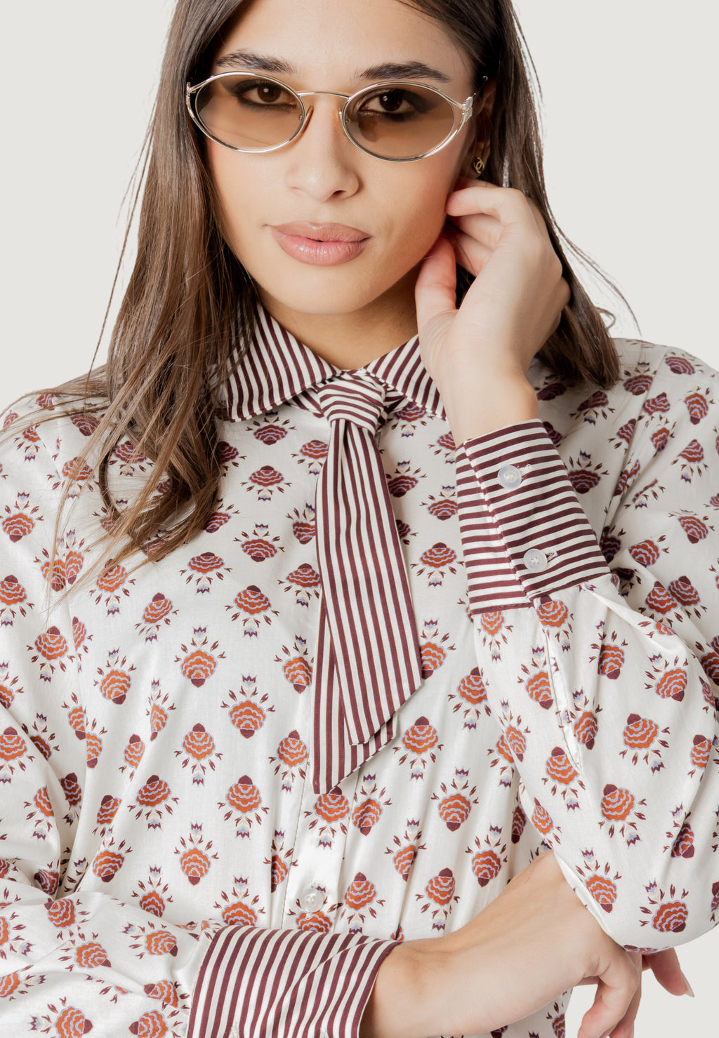Cravatte I am aurora print tie