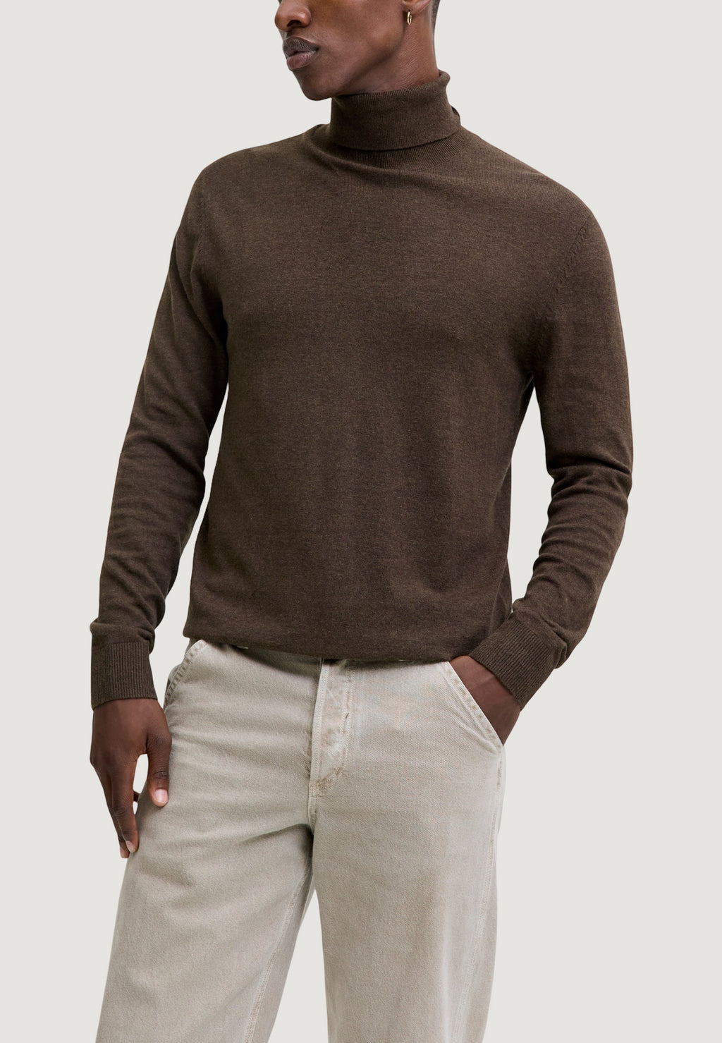 Dolcevita Jack Jones JJEEMIL KNIT ROLL NECK NOOS
