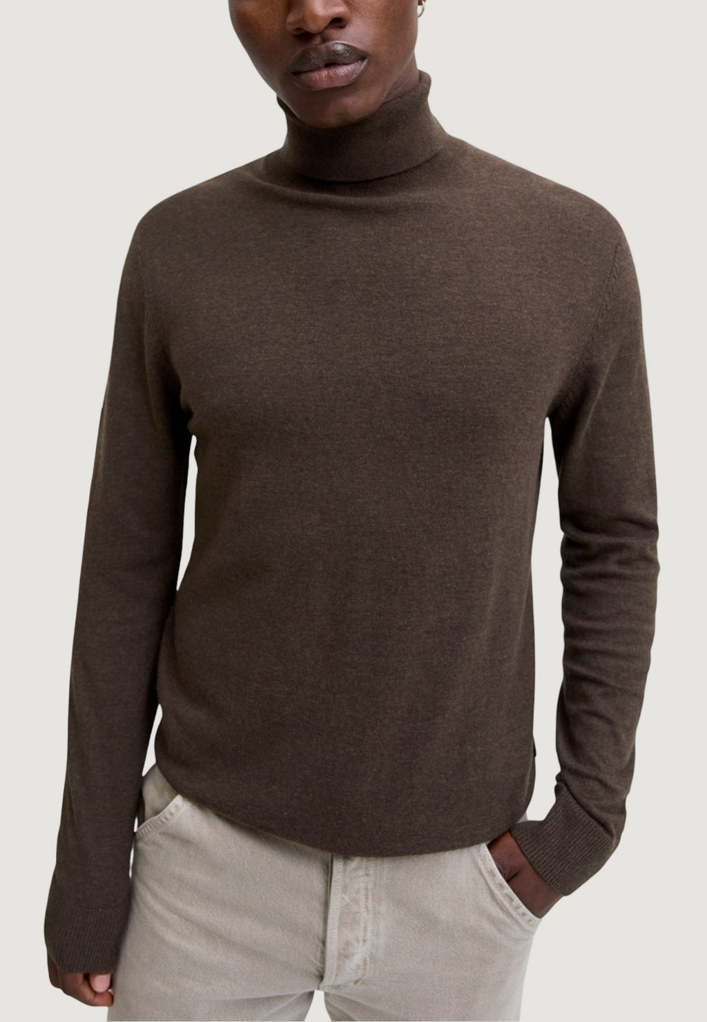 Dolcevita Jack Jones JJEEMIL KNIT ROLL NECK NOOS