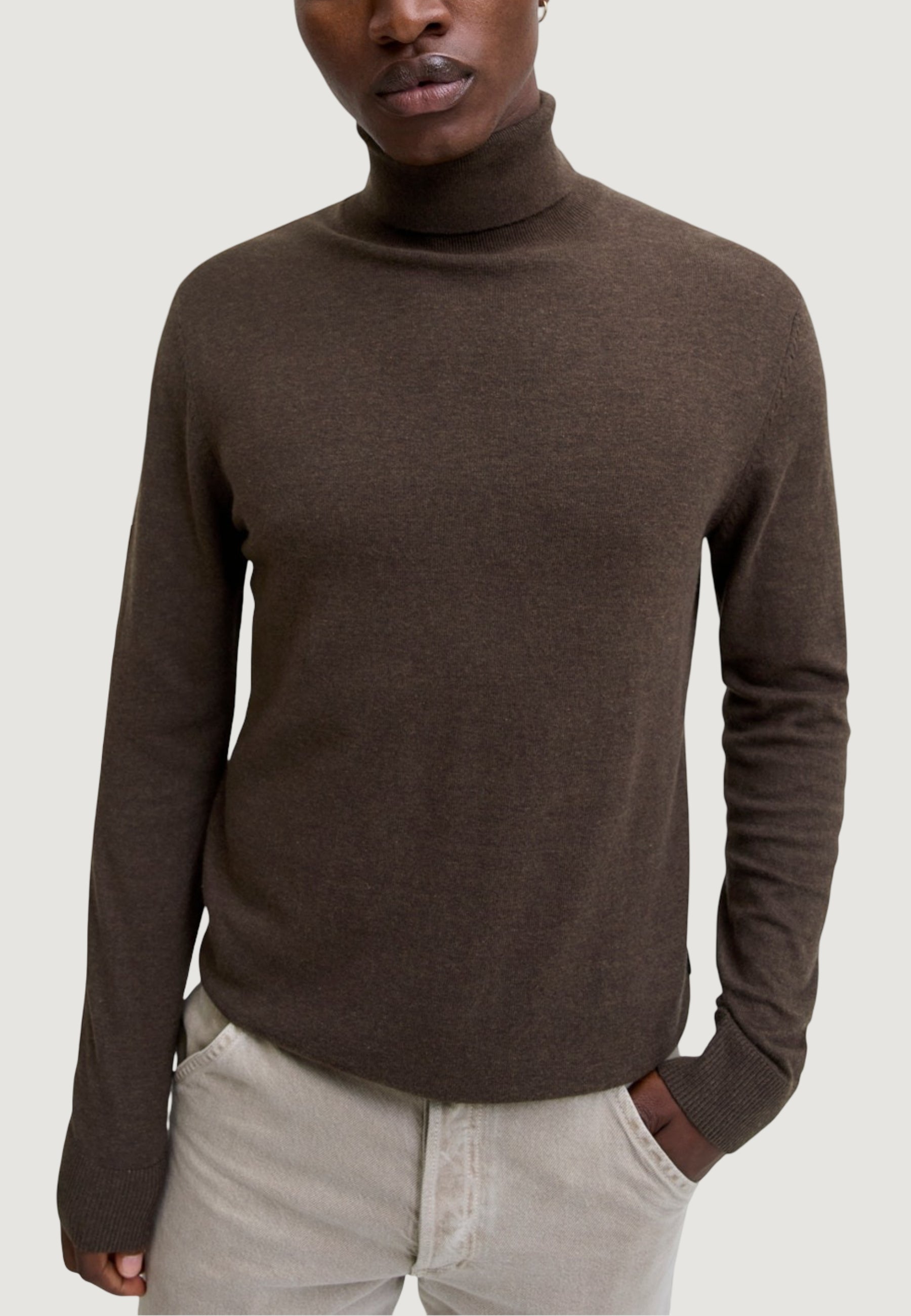 Dolcevita Jack Jones JJEEMIL KNIT ROLL NECK NOOS