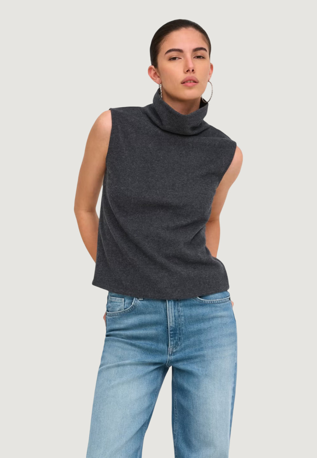 turtleneck Jacqueline de Yong JDYHERO LIFE S/L TURTLENECK TOP JRS
