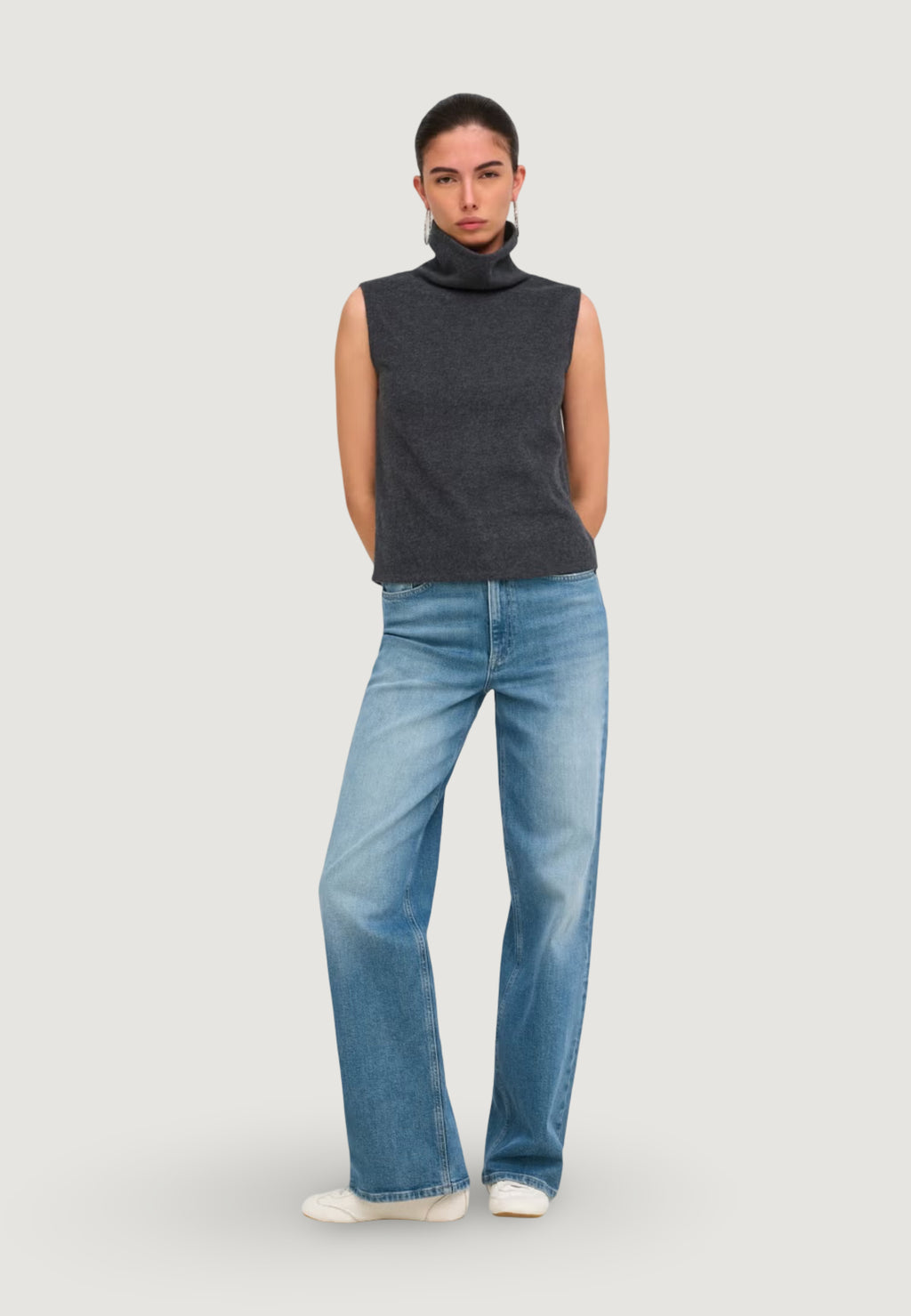 turtleneck Jacqueline de Yong JDYHERO LIFE S/L TURTLENECK TOP JRS