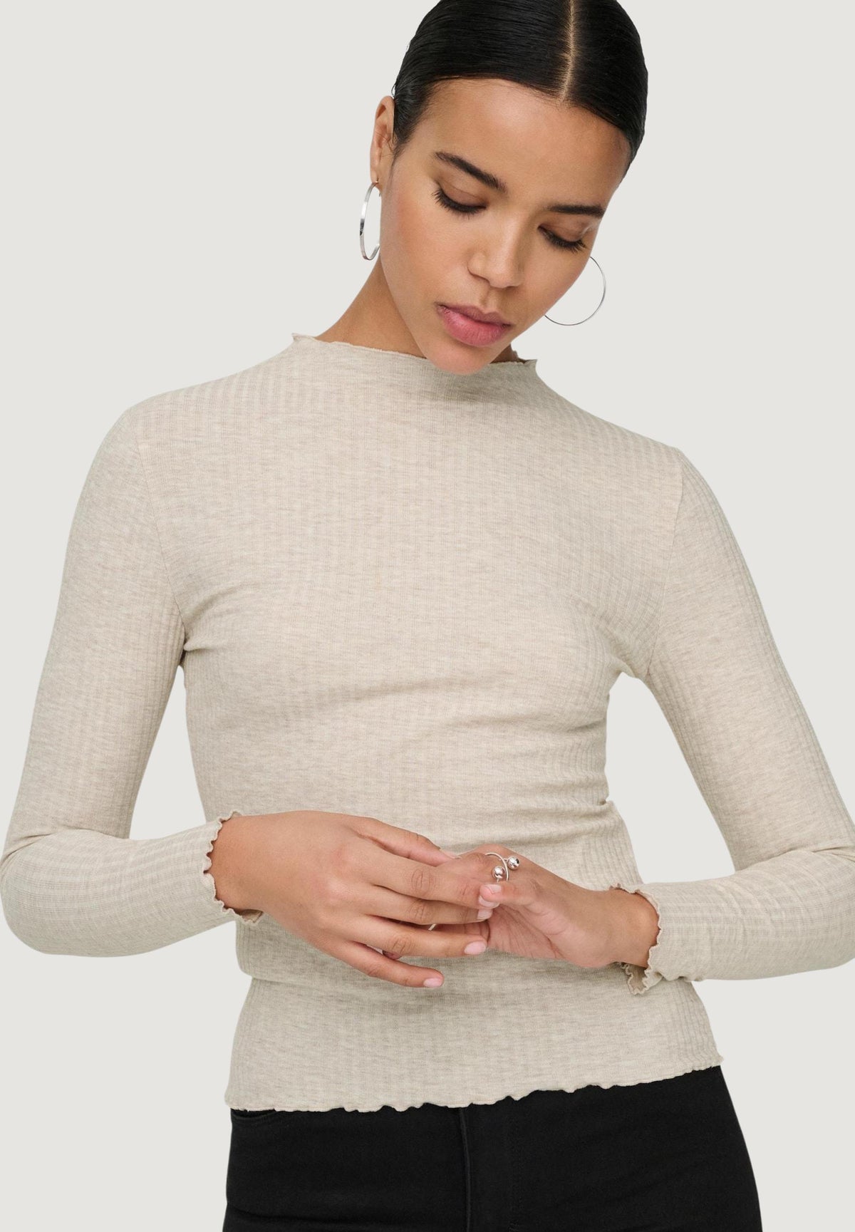 Dolcevita Only EMMA L/S HIGH NECK TOP NOOS JRS