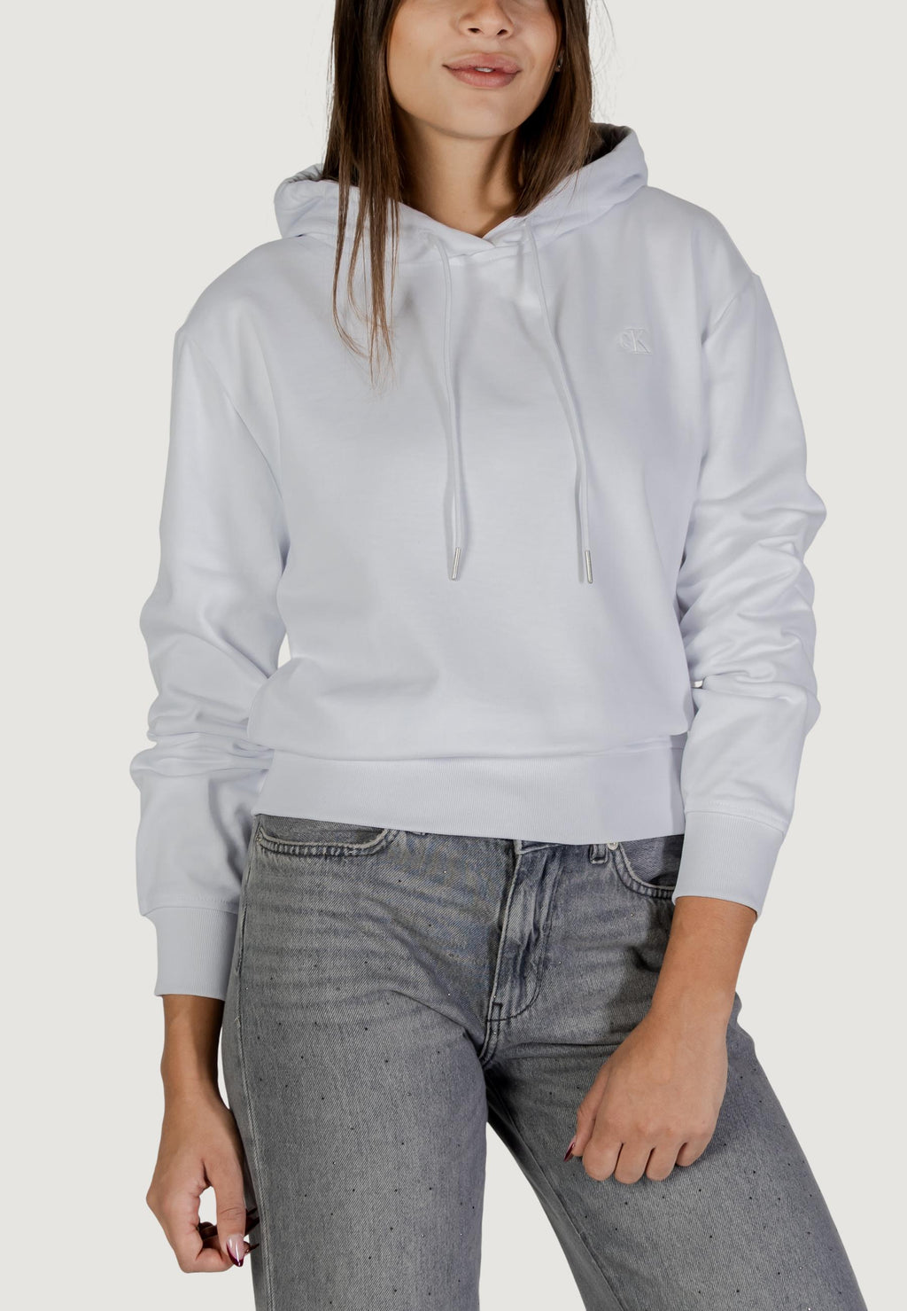 Felpa con cappuccio Calvin Klein Jeans LS ARCHIVE TERRY