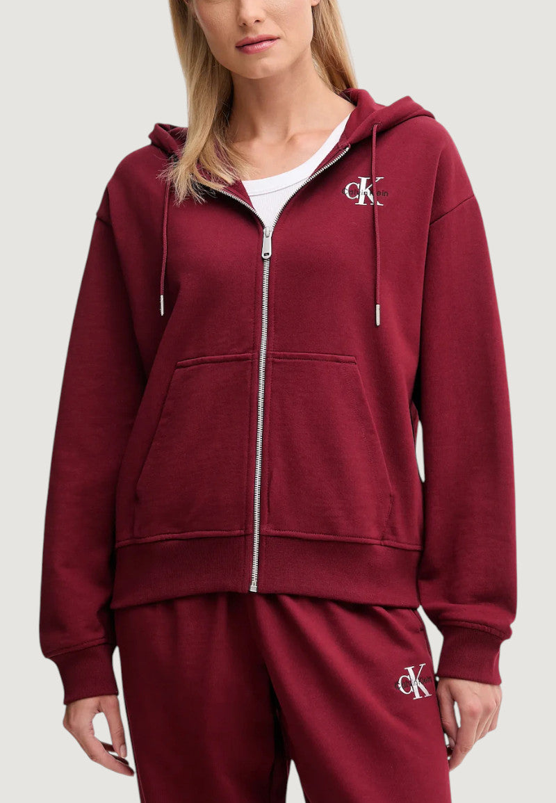 Felpa con cappuccio Calvin Klein Jeans MONOLOGO FRENCH TERR