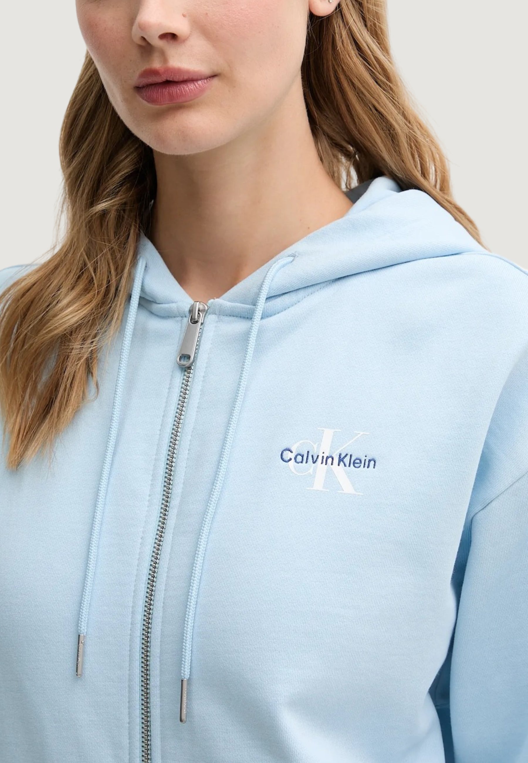 Felpa con cappuccio Calvin Klein Jeans MONOLOGO FRENCH TERR