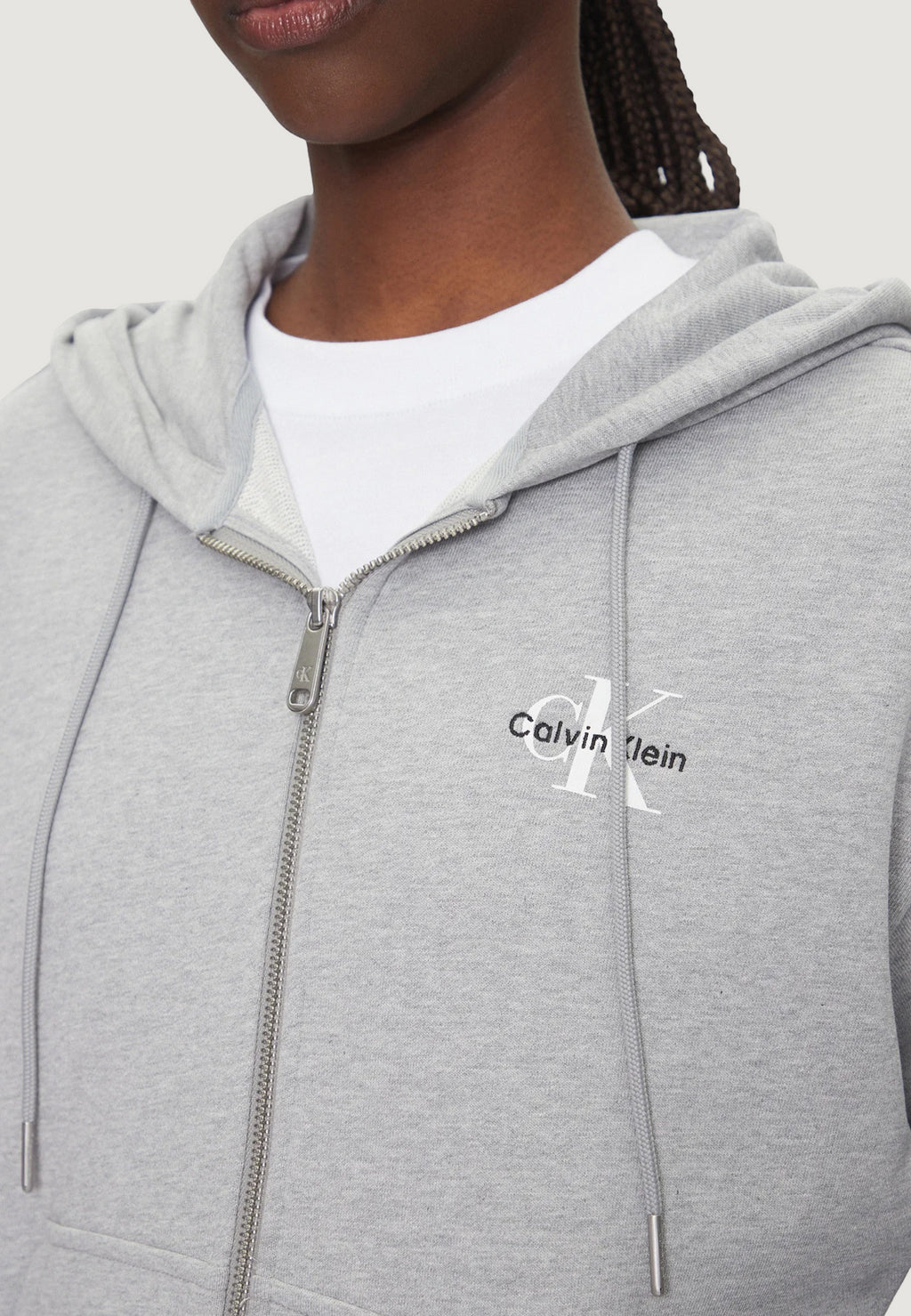 Felpa con cappuccio Calvin Klein Jeans MONOLOGO FRENCH TERR