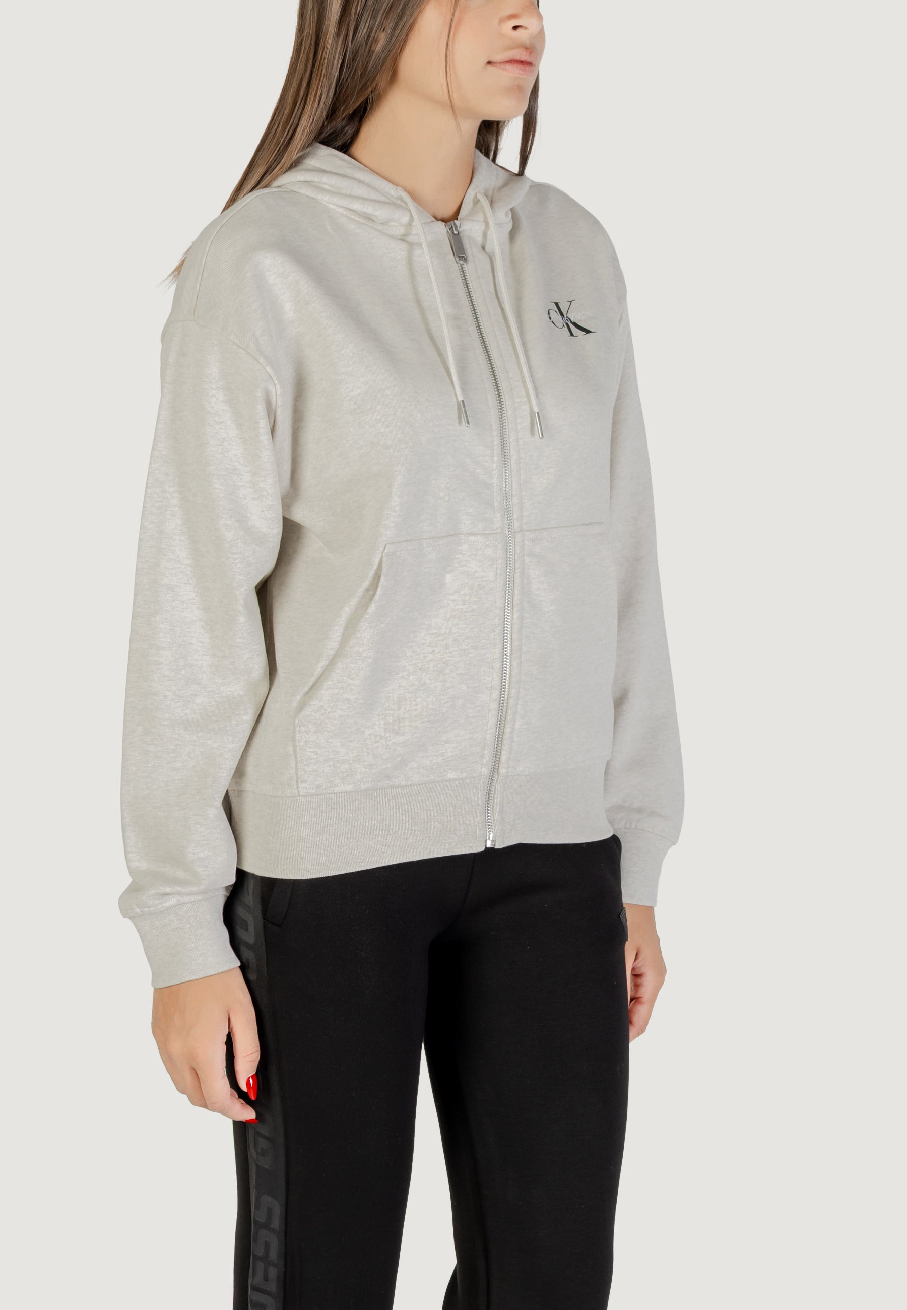 Felpa con cappuccio Calvin Klein Jeans MONOLOGO FRENCH TERR