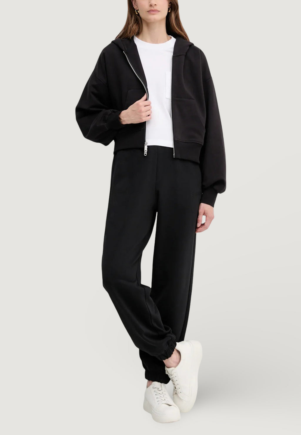 Hoodie Calvin Klein Jeans A- FRENCH TERRY BADG