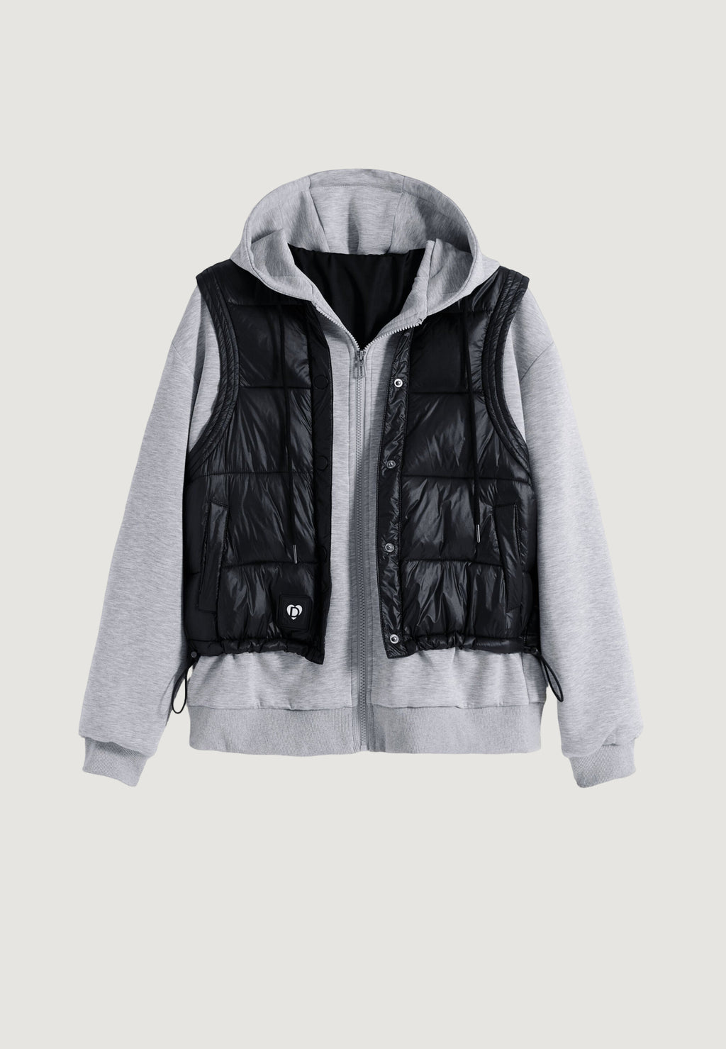 Felpa con cappuccio Desigual SWEAT_CHALECO