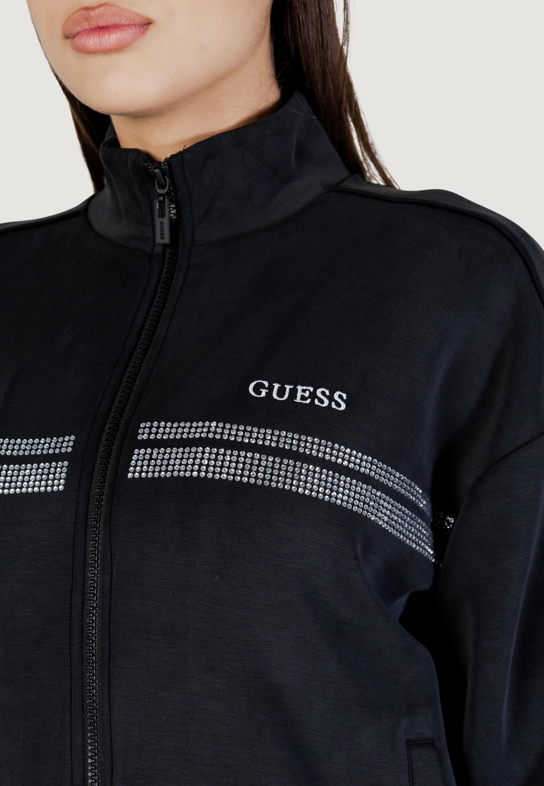 Felpa con cappuccio Guess Active BERTHE HIGH NECK FULL-ZIP SWEA