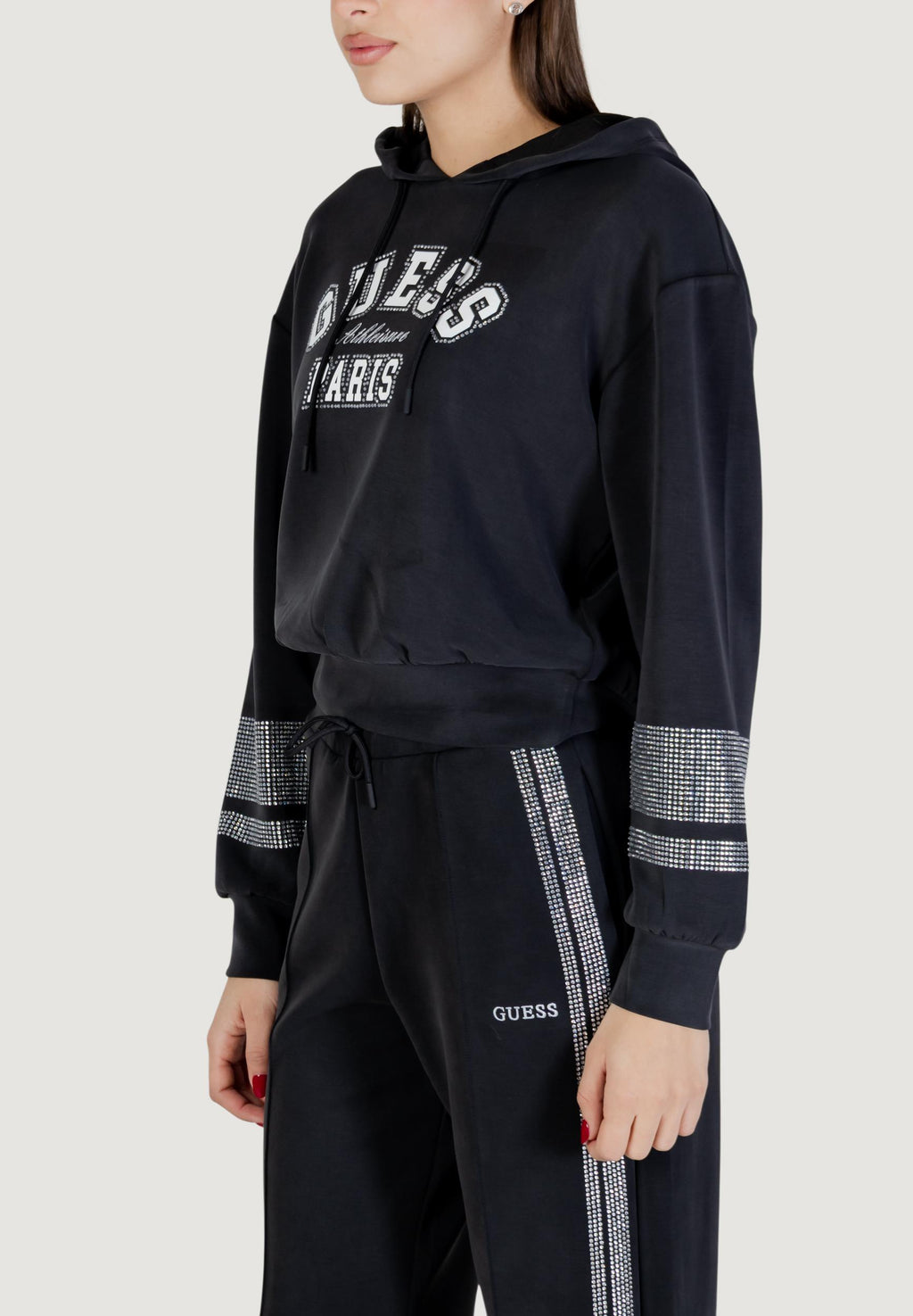 Felpa con cappuccio Guess Active BERTHE HOODIE SWEATSHIRT