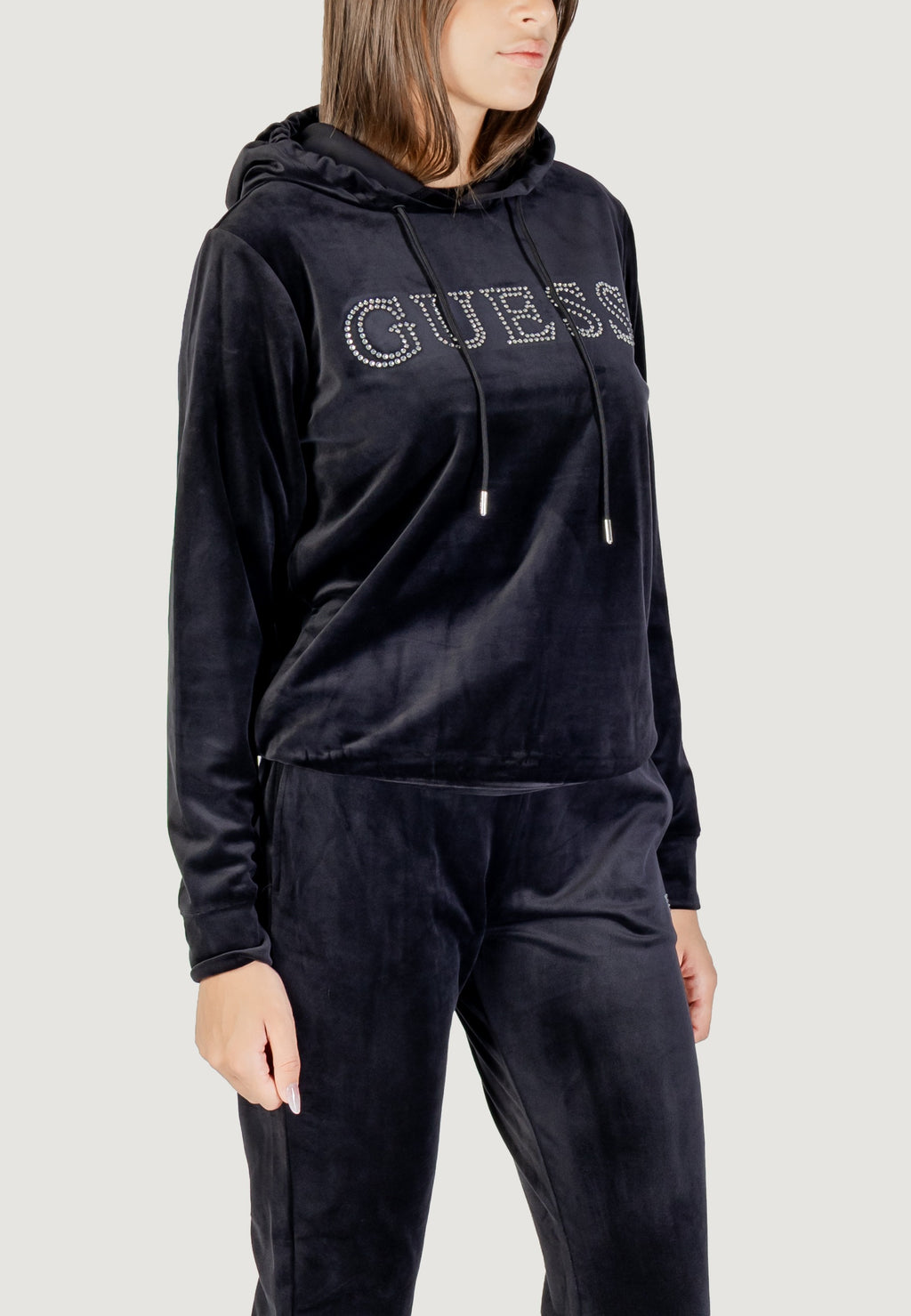 Felpa con cappuccio Guess Active COUTURE HOODIE SWEATSHIRT