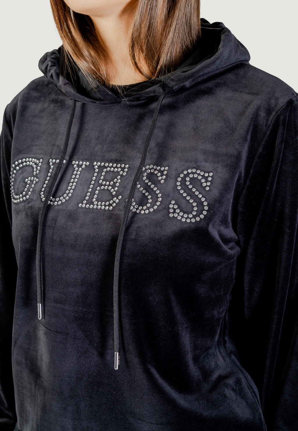 Felpa con cappuccio Guess Active COUTURE HOODIE SWEATSHIRT