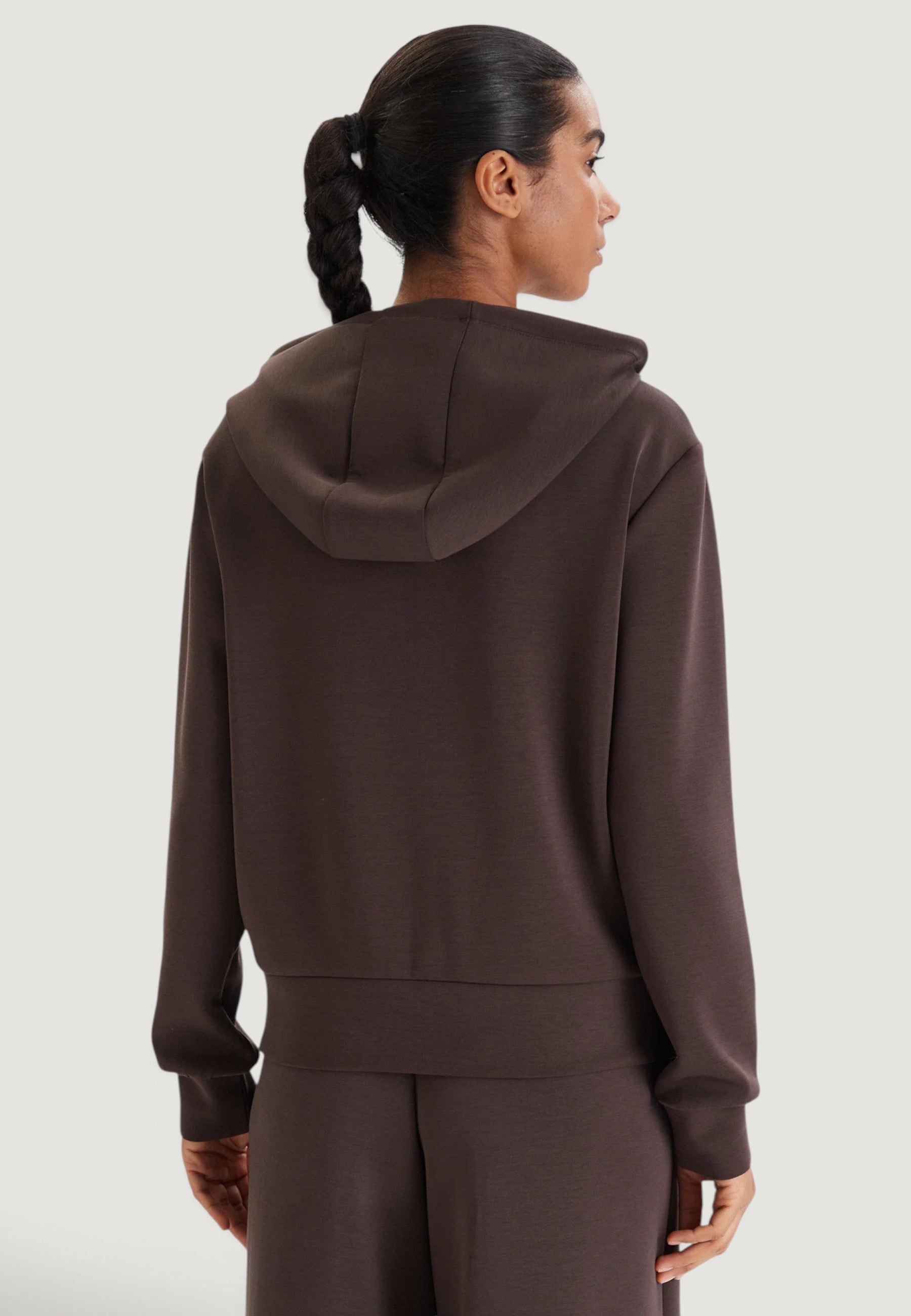 Felpa con cappuccio Guess Active OLYMPE FULL ZIP HOOD