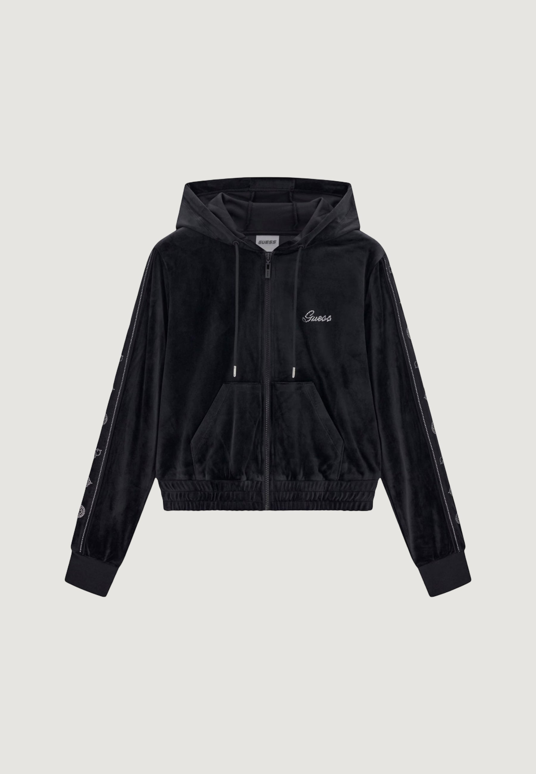 Felpa con cappuccio Guess Active AMALIA FULL ZIP HOOD