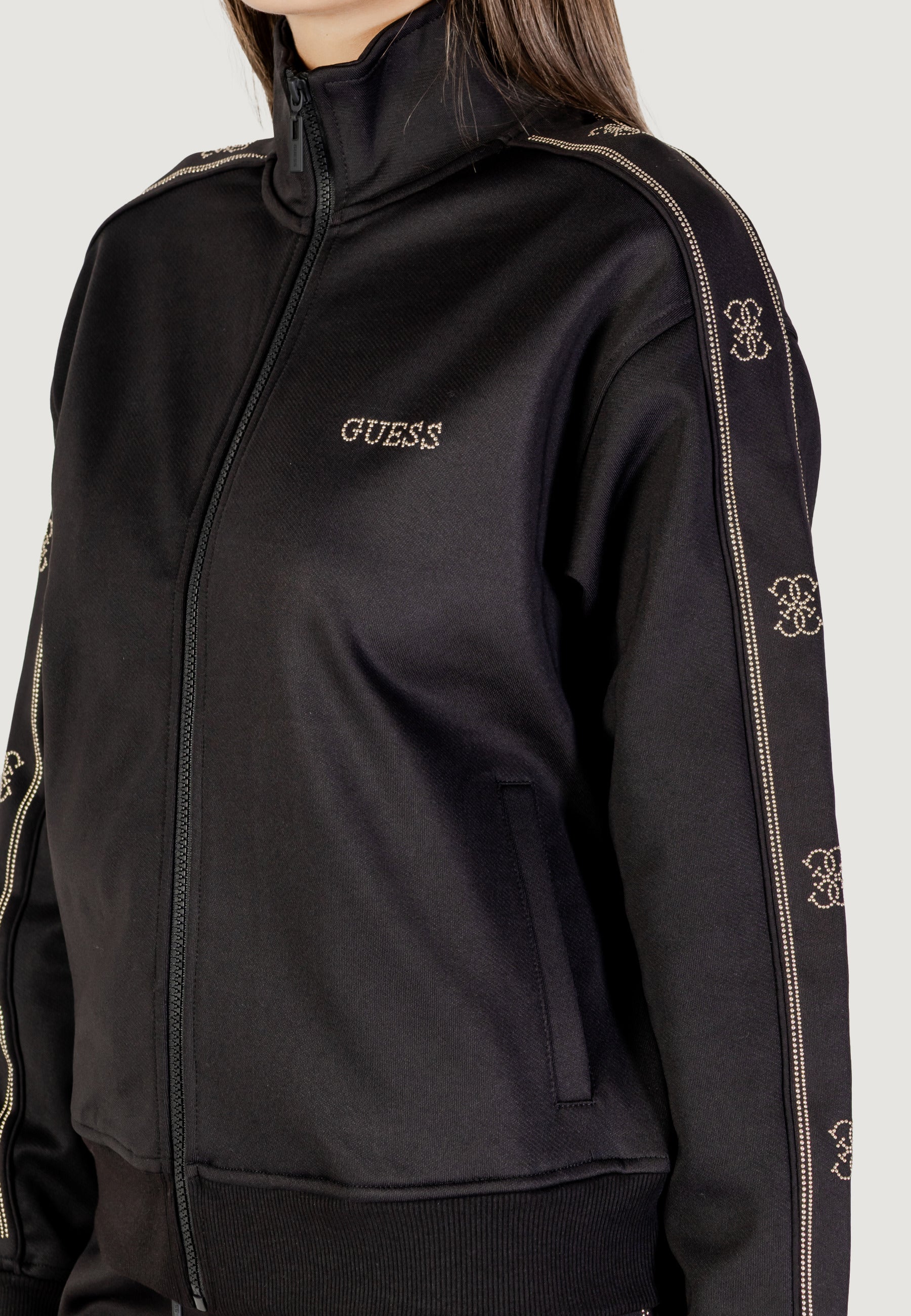 Sweatshirt Guess Active OCTAVIA HIGH NECK FULL-ZIP SWE