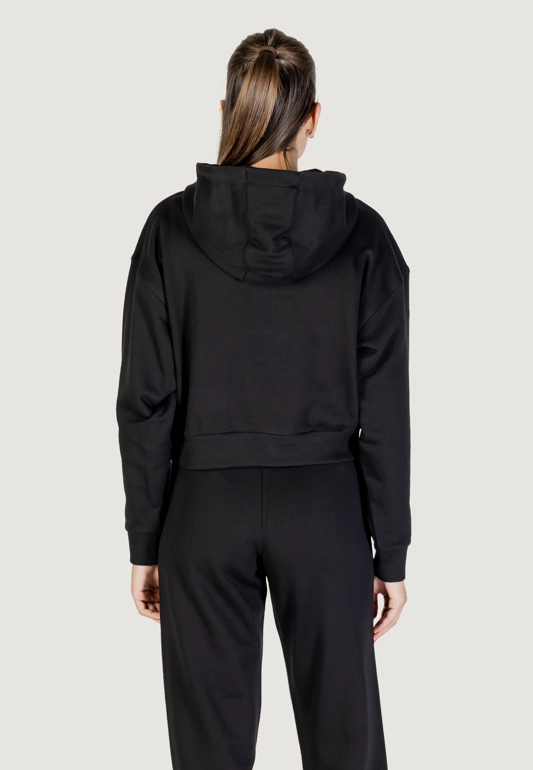 Felpa con cappuccio Guess PRIMULA RHINESTONES HOODIE SWE