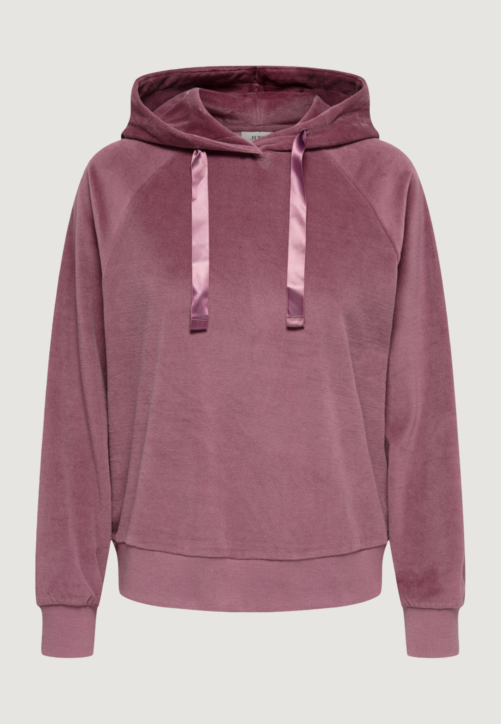 Hoodie Jacqueline de Yong JDYVIDA L/S VELVET HOODIE TOP JRS DIA