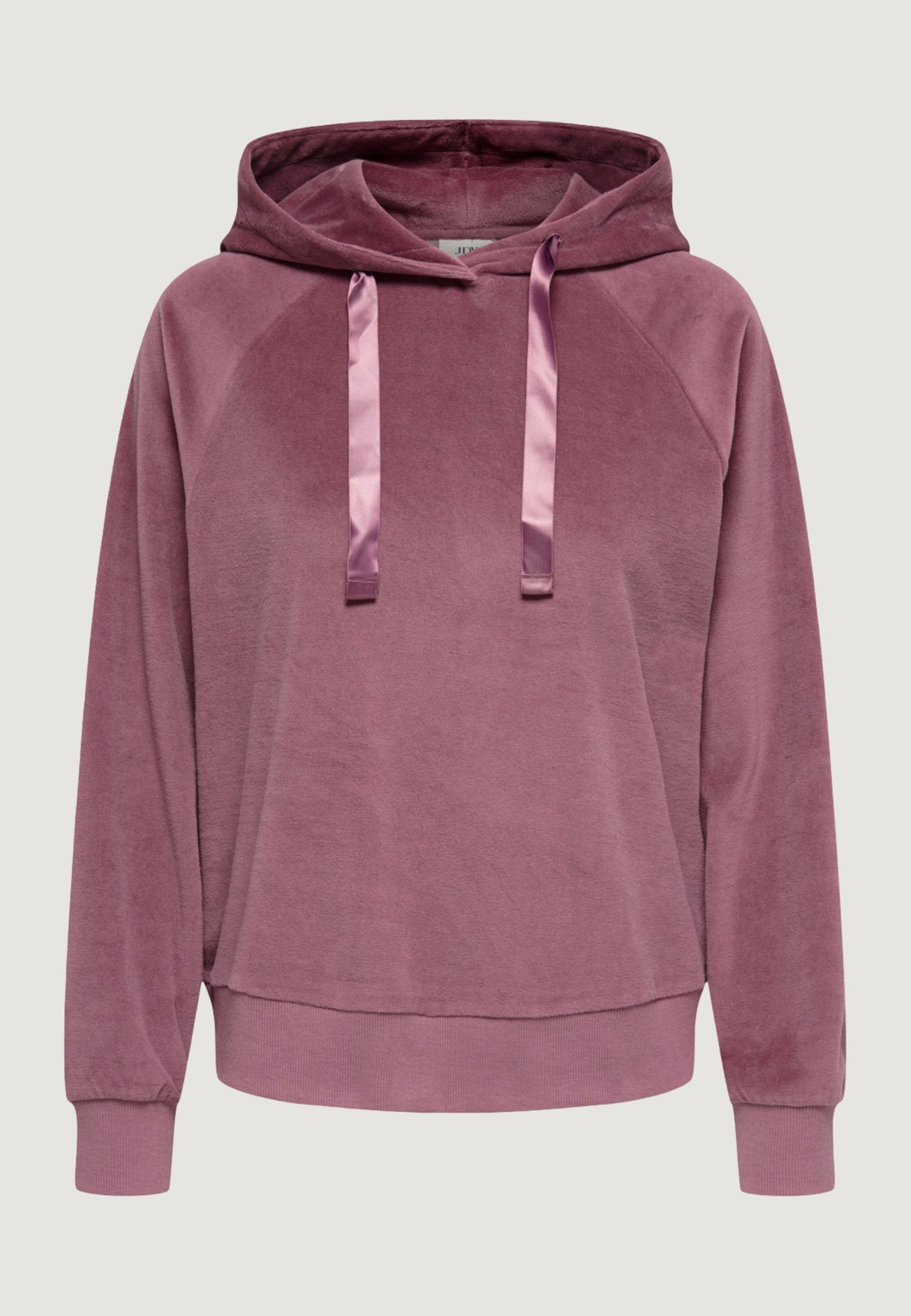 Hoodie Jacqueline de Yong JDYVIDA L/S VELVET HOODIE TOP JRS DIA