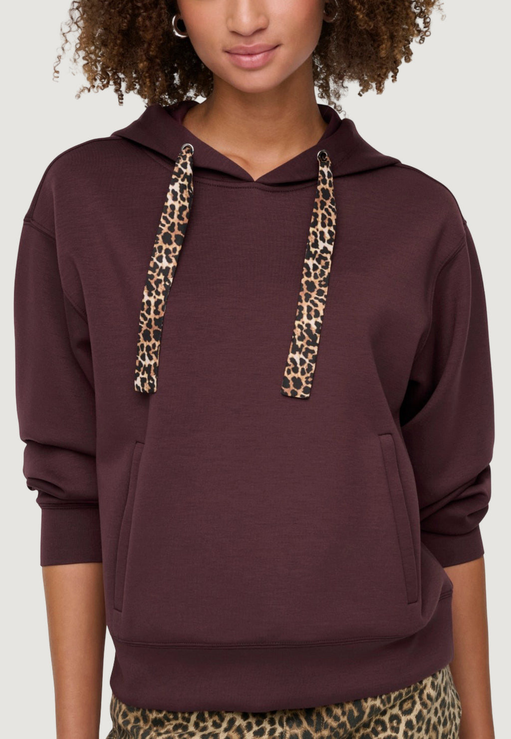 Felpa con cappuccio Only Onlalina Life Leo Detail Hood Box Swt