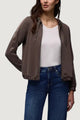 Felpa con cappuccio Street One short silk look hoody jacket