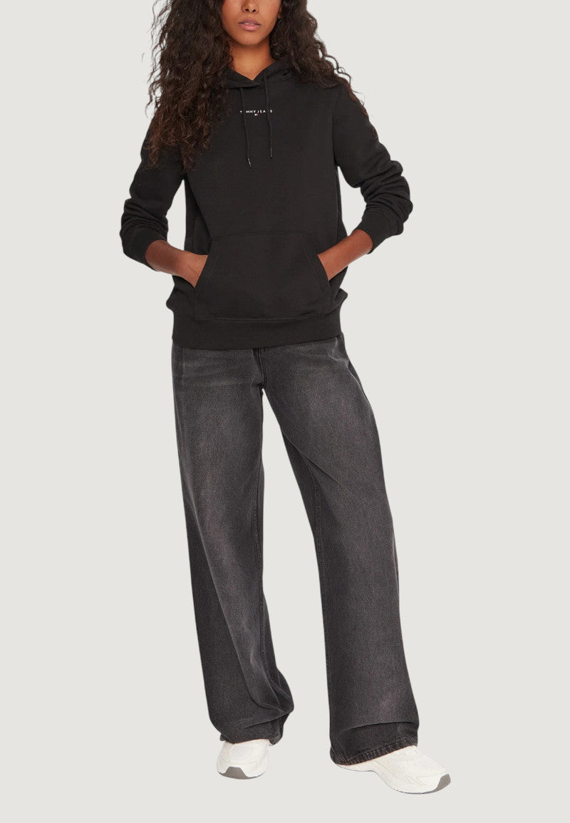 Felpa con cappuccio Tommy Hilfiger Jeans TJW REG LINEAR HOODI