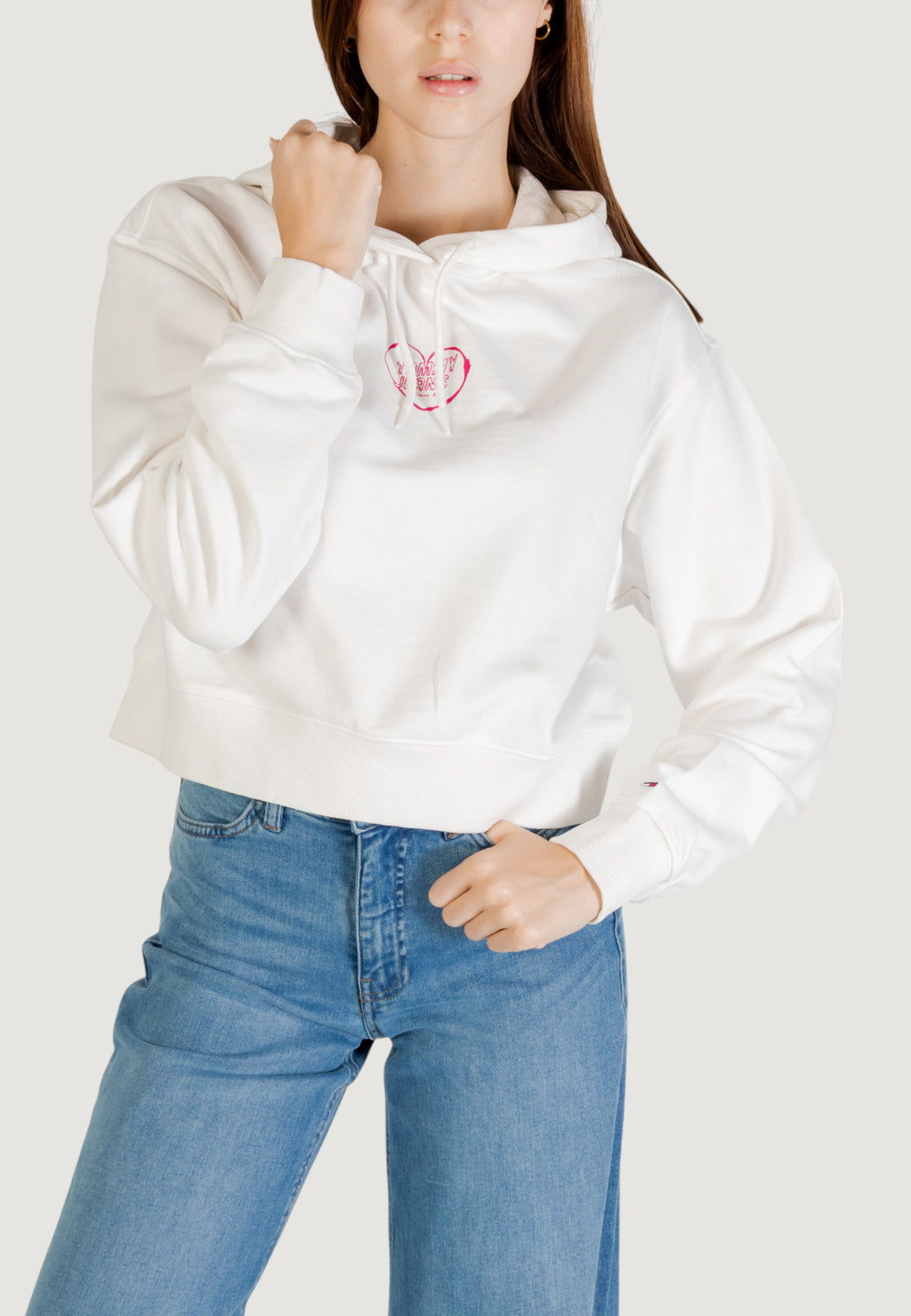 Felpa con cappuccio Tommy Hilfiger Jeans TJW RLX CRP HEART HO