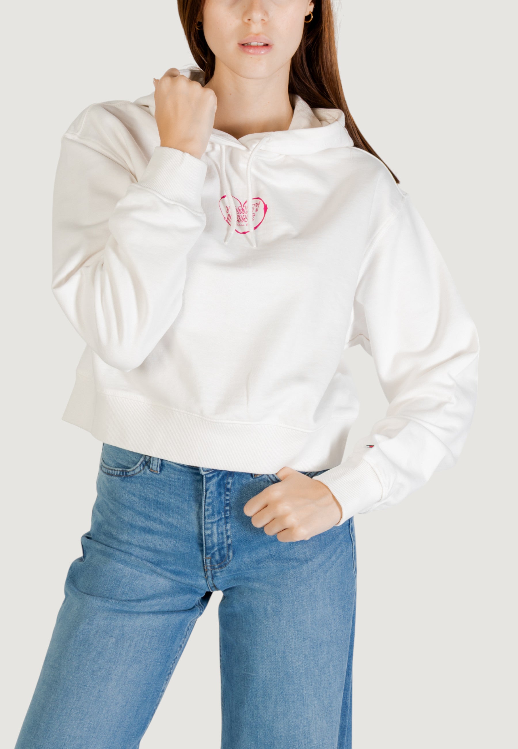 Felpa con cappuccio Tommy Hilfiger Jeans TJW RLX CRP HEART HO