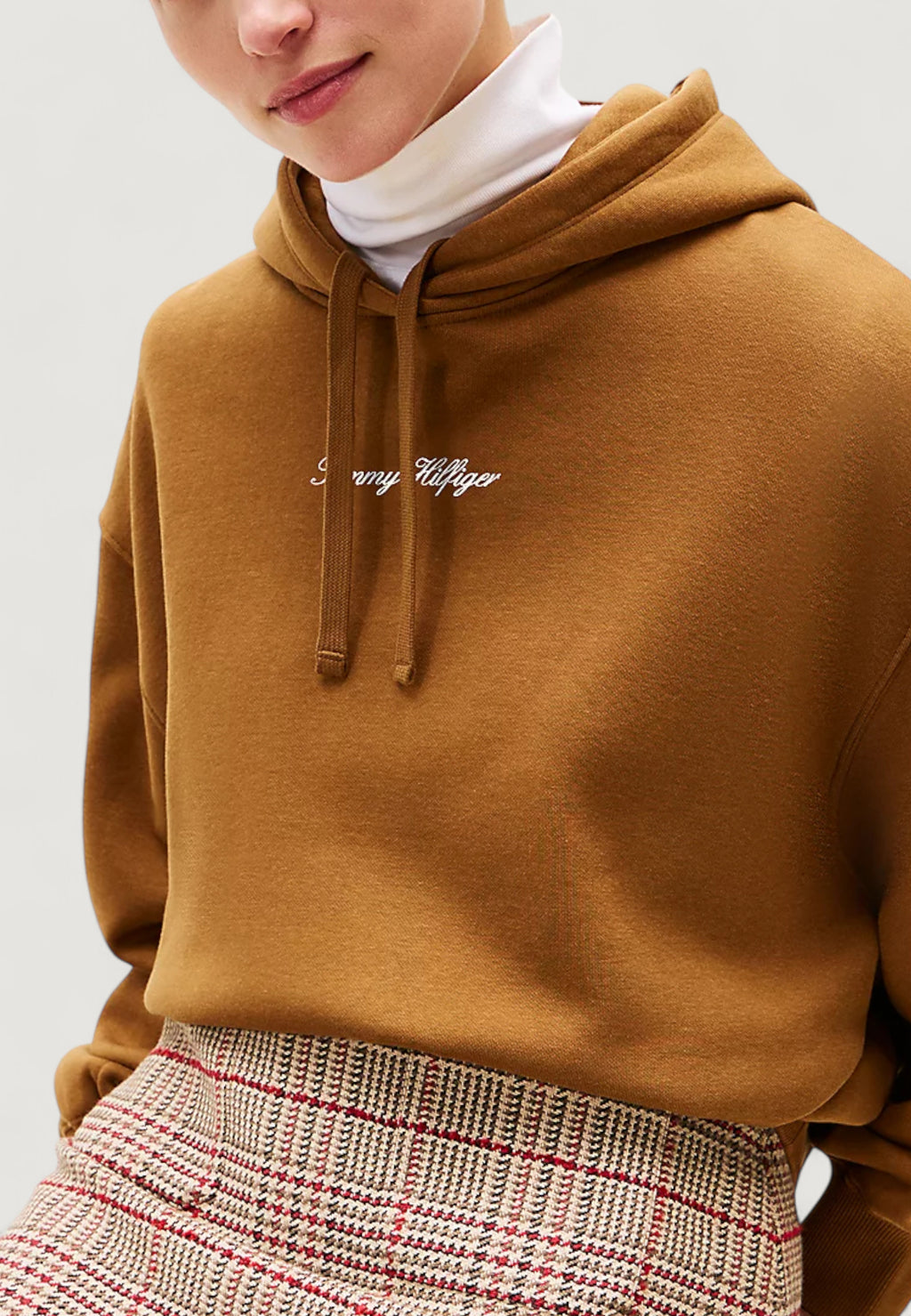 Felpa con cappuccio Tommy Hilfiger CLASSIC SCRIPT FLEEC
