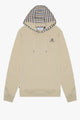 Hoodie Aquascutum Active CLUB CHECK HOODIE FLEECE