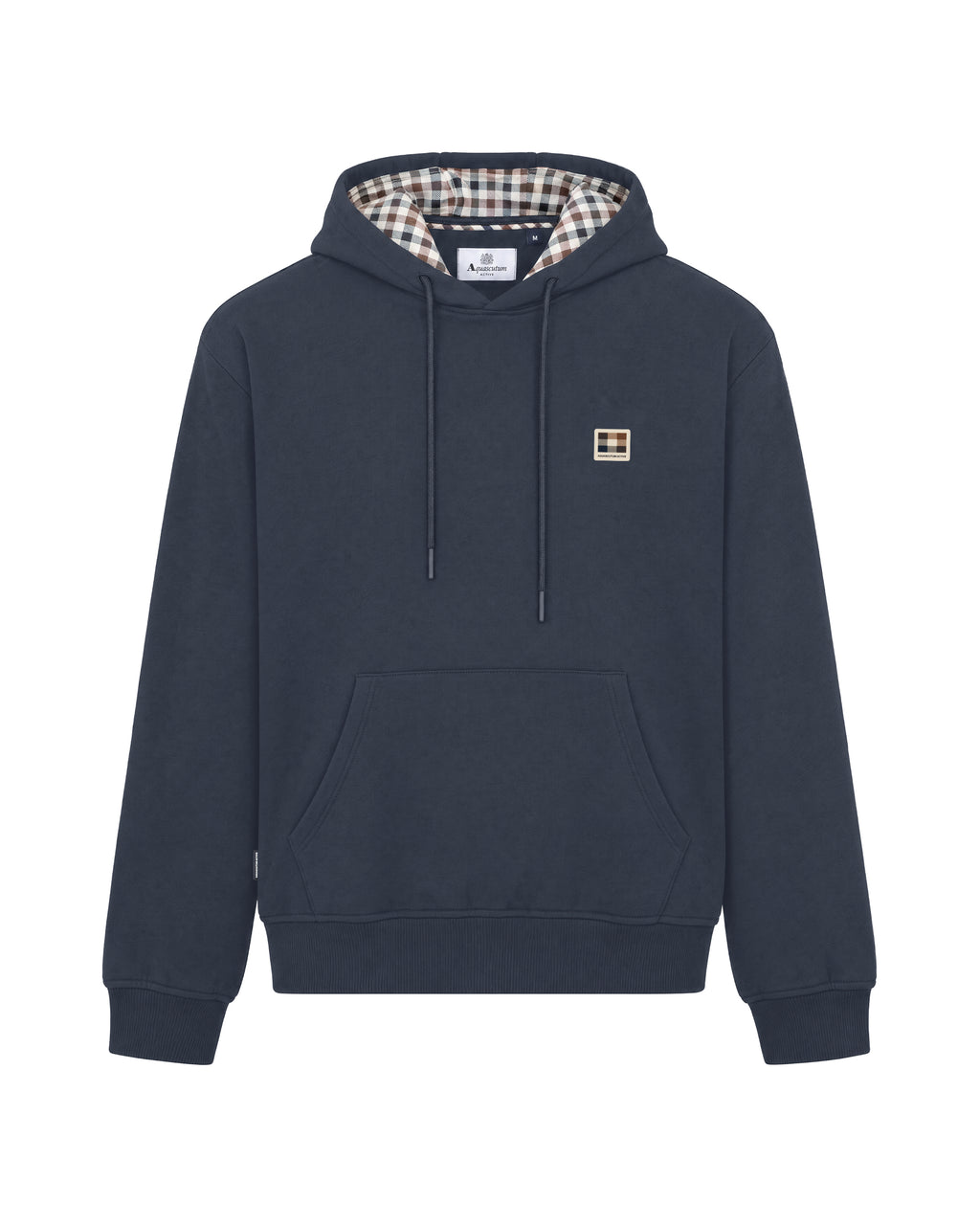 Felpa con cappuccio Aquascutum Active BADGE HOODIE FLEECE