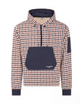 Felpa con cappuccio Aquascutum Active CHECK ANORAK STRETCH FLEECE