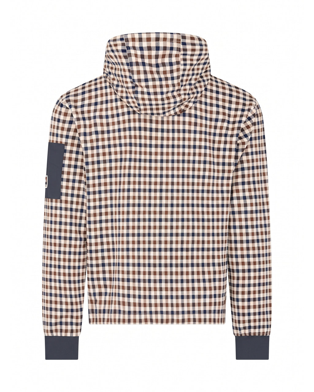 Felpa con cappuccio Aquascutum Active CHECK ANORAK STRETCH FLEECE