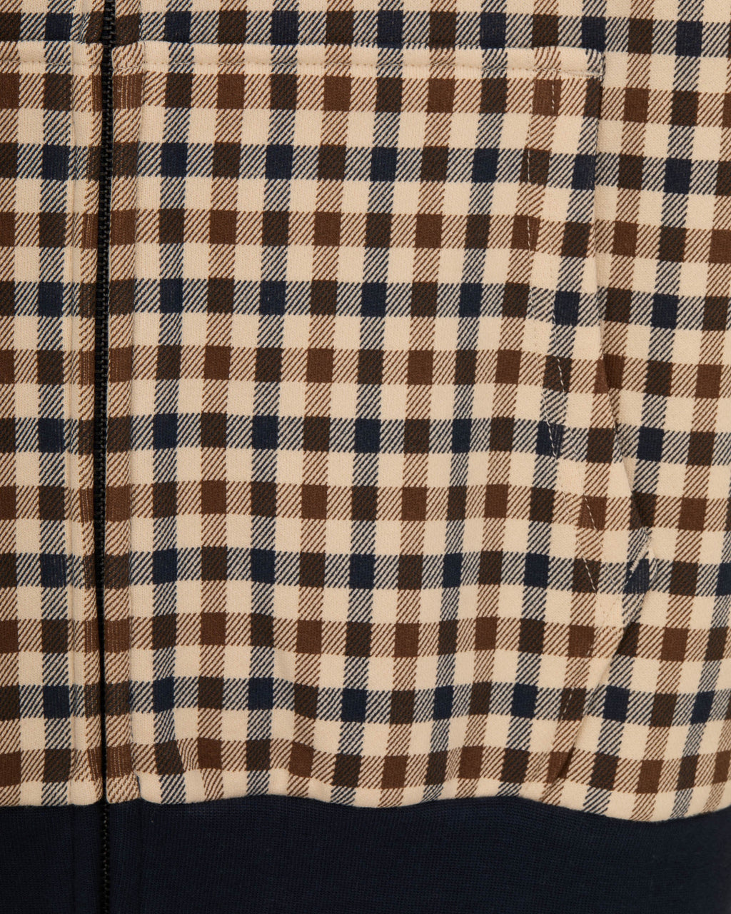 Felpa con cappuccio Aquascutum Active CLUB CHECK FZ HOODIE